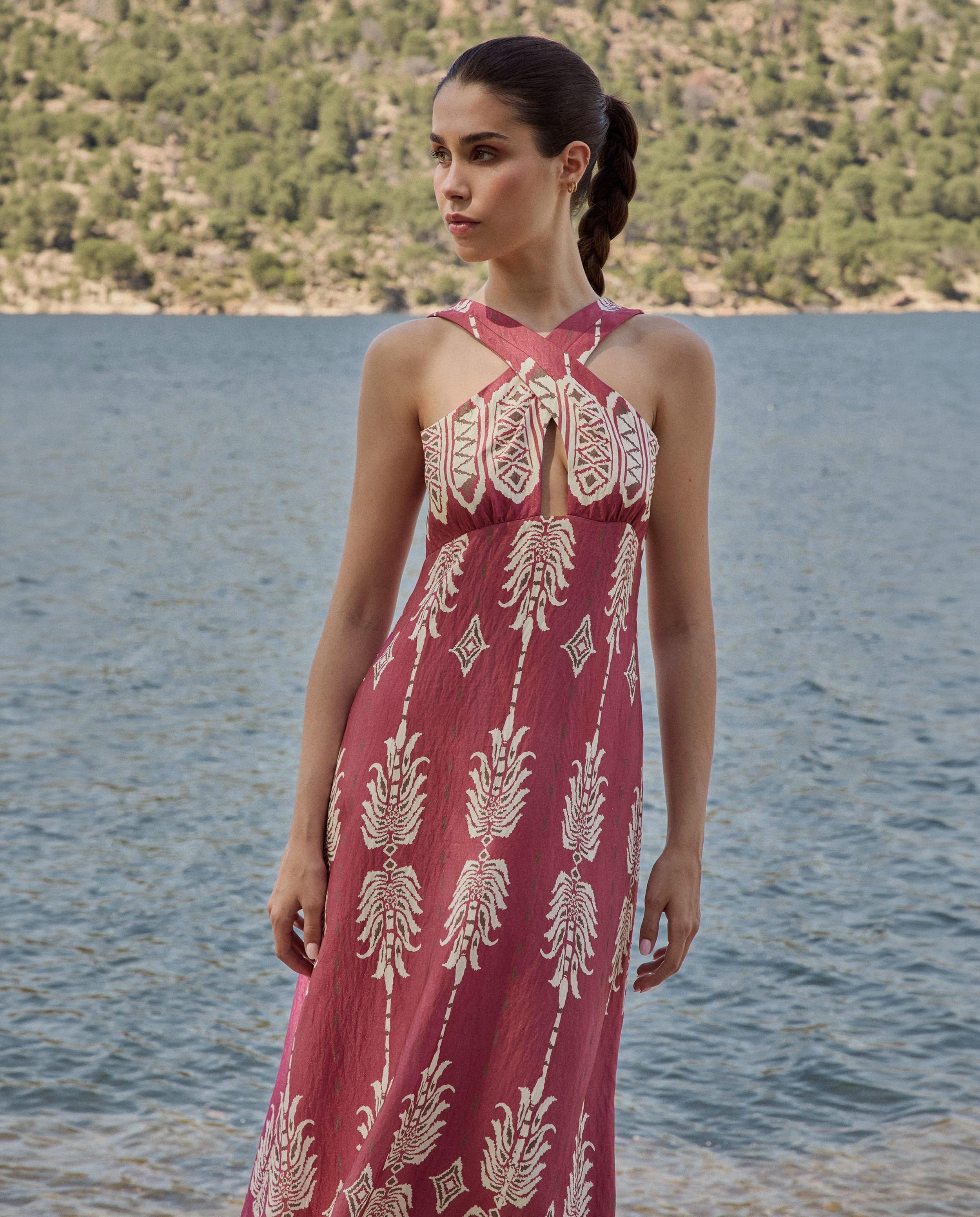 VESTIDO ÉTNICO CRUZADO