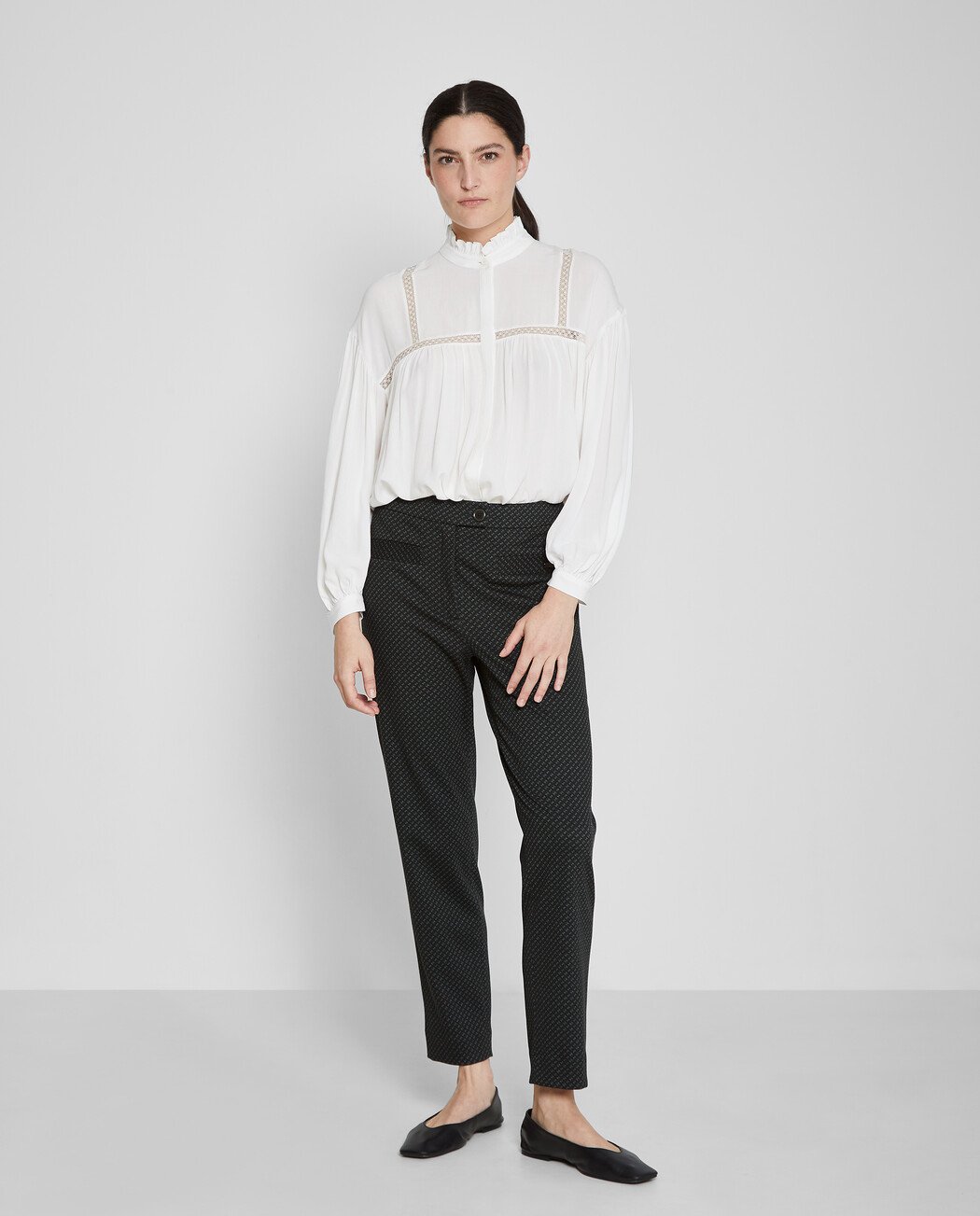 PANTALÓN JACQUARD RECTO