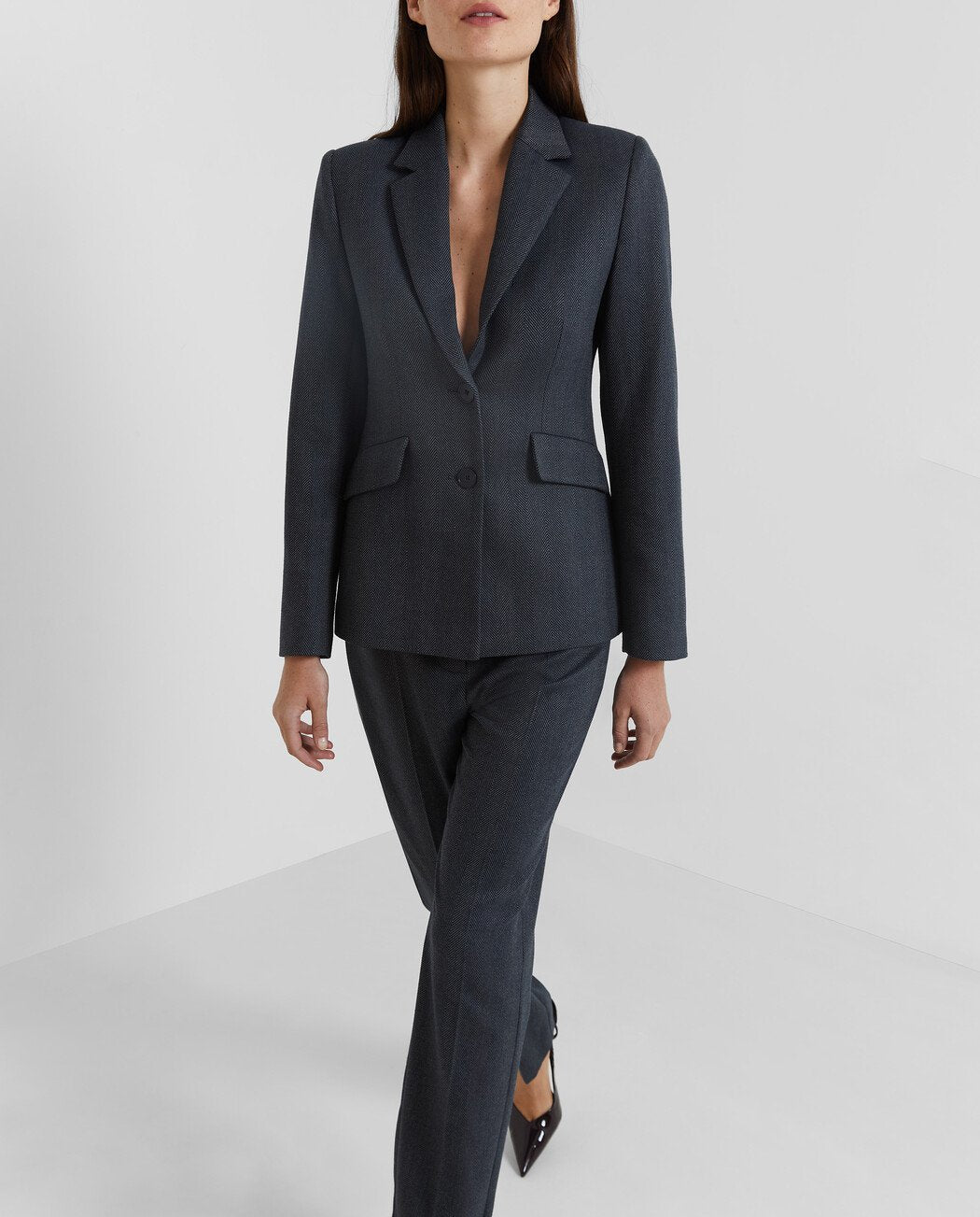 CHAQUETA TRAJE GRIS