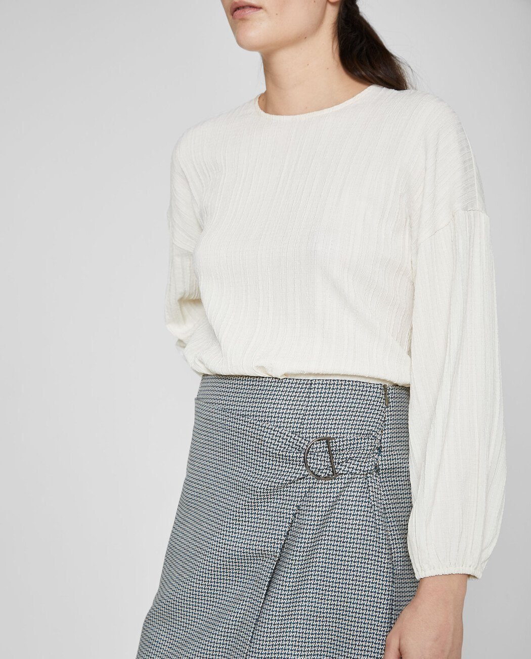 FALDA TWEED CRUZADA