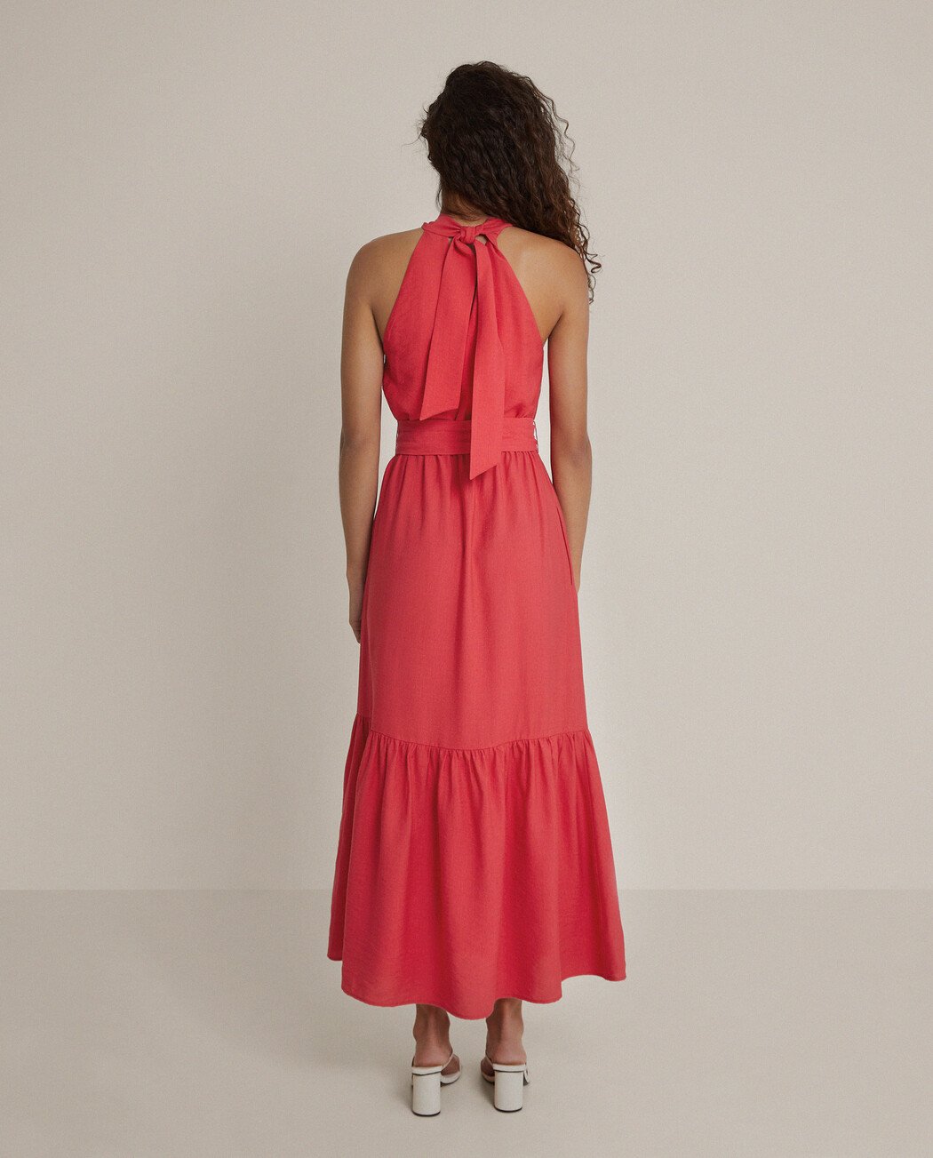 VESTIDO LARGO HALTER