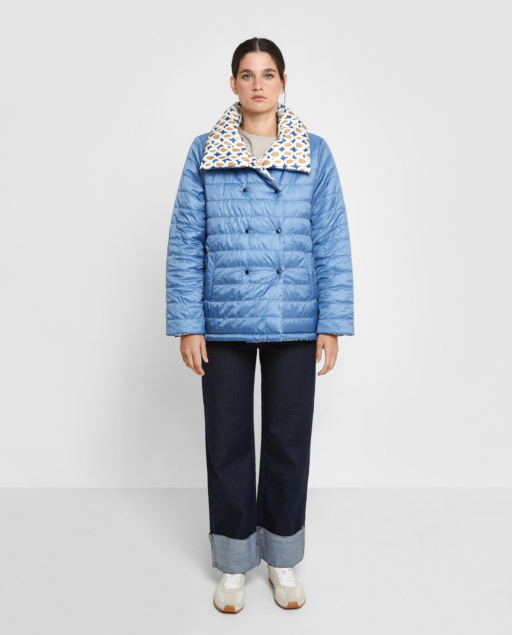 ABRIGO ACOLCHADO REVERSIBLE