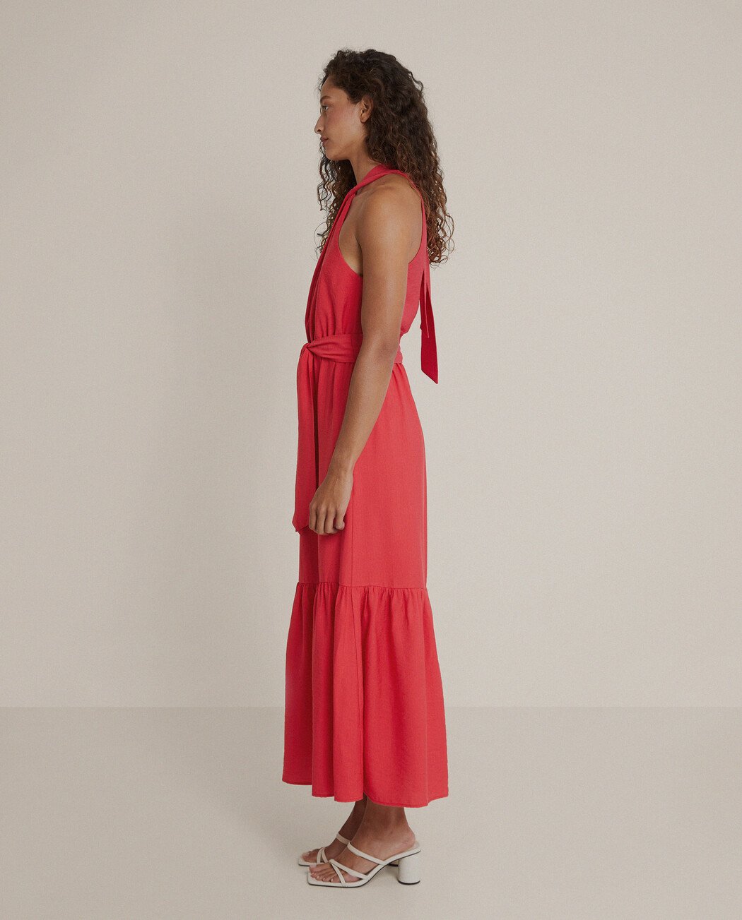 VESTIDO LARGO HALTER
