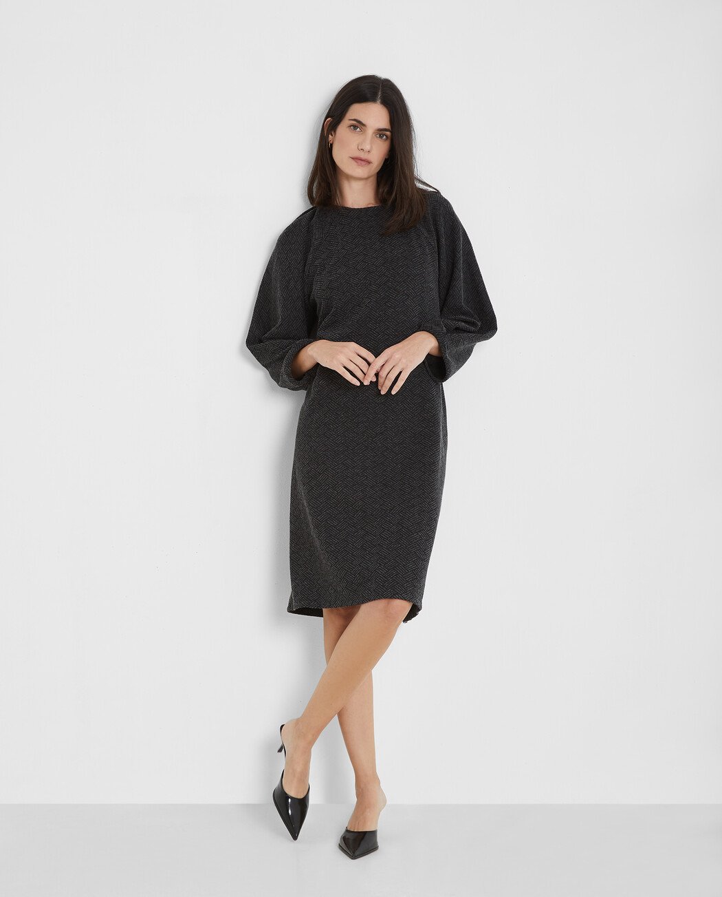 VESTIDO MANGA ABOMBADA
