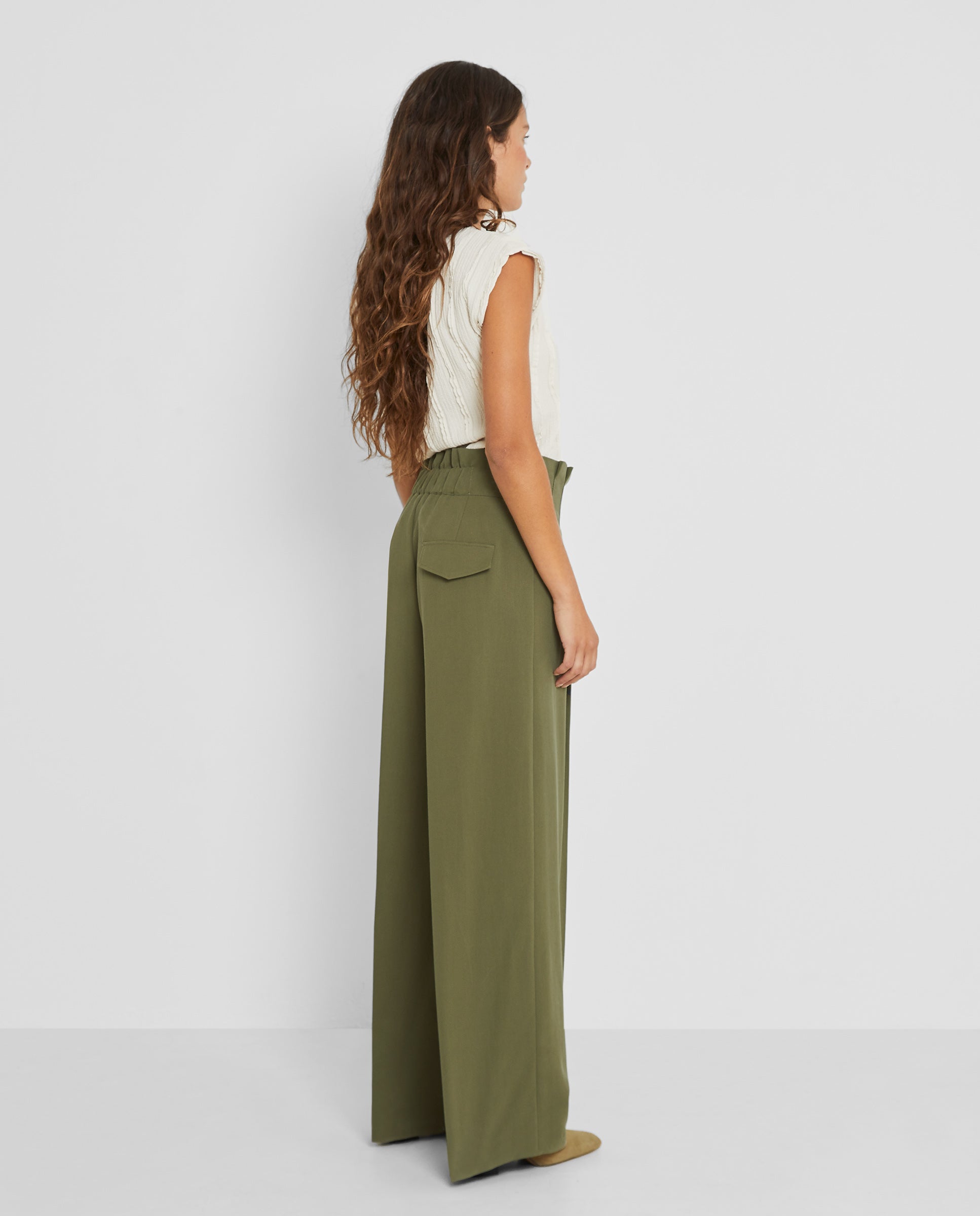 PANTALÓN PALAZZO DE TIRO ALTO