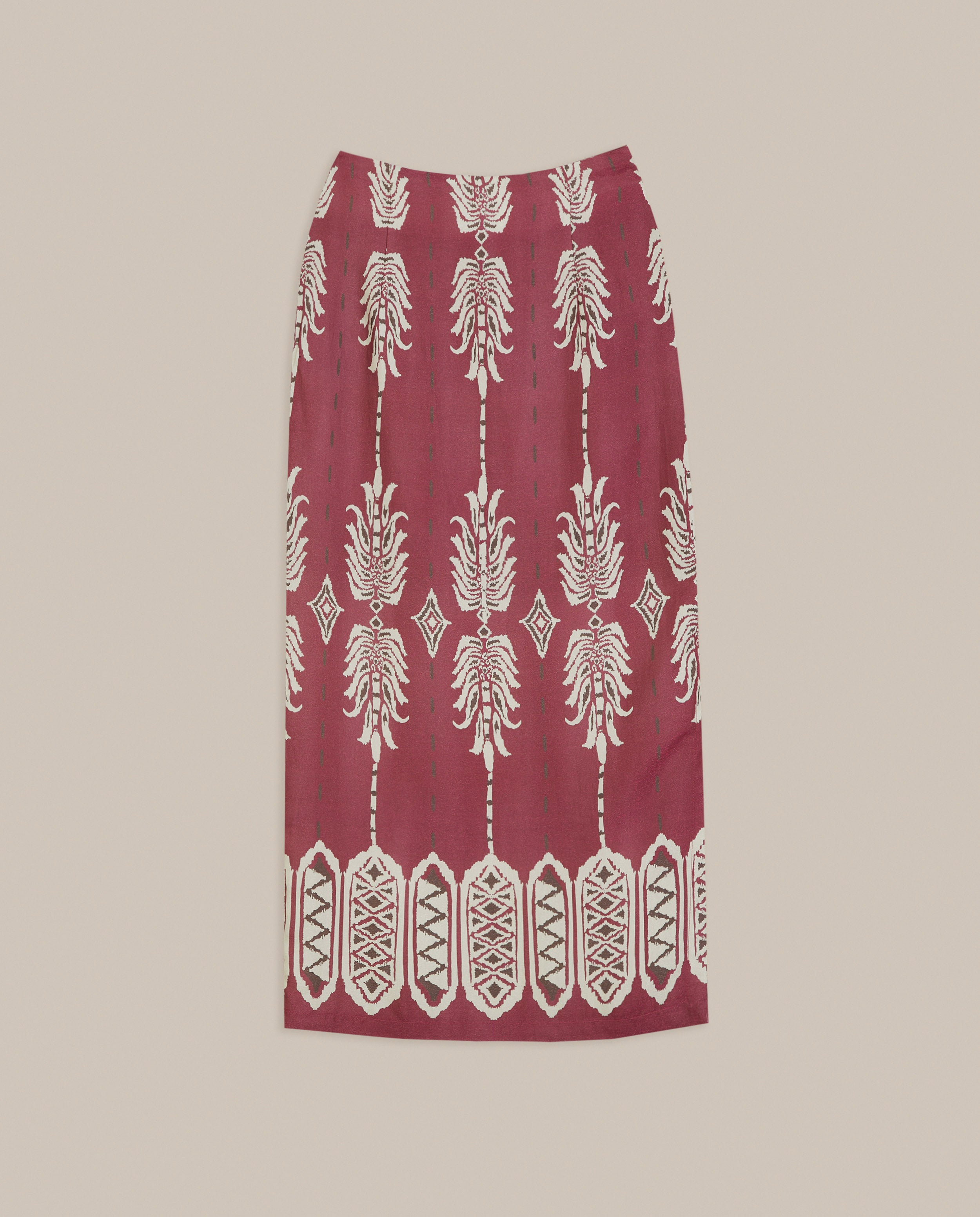 FALDA MIDI ESTAMPADO