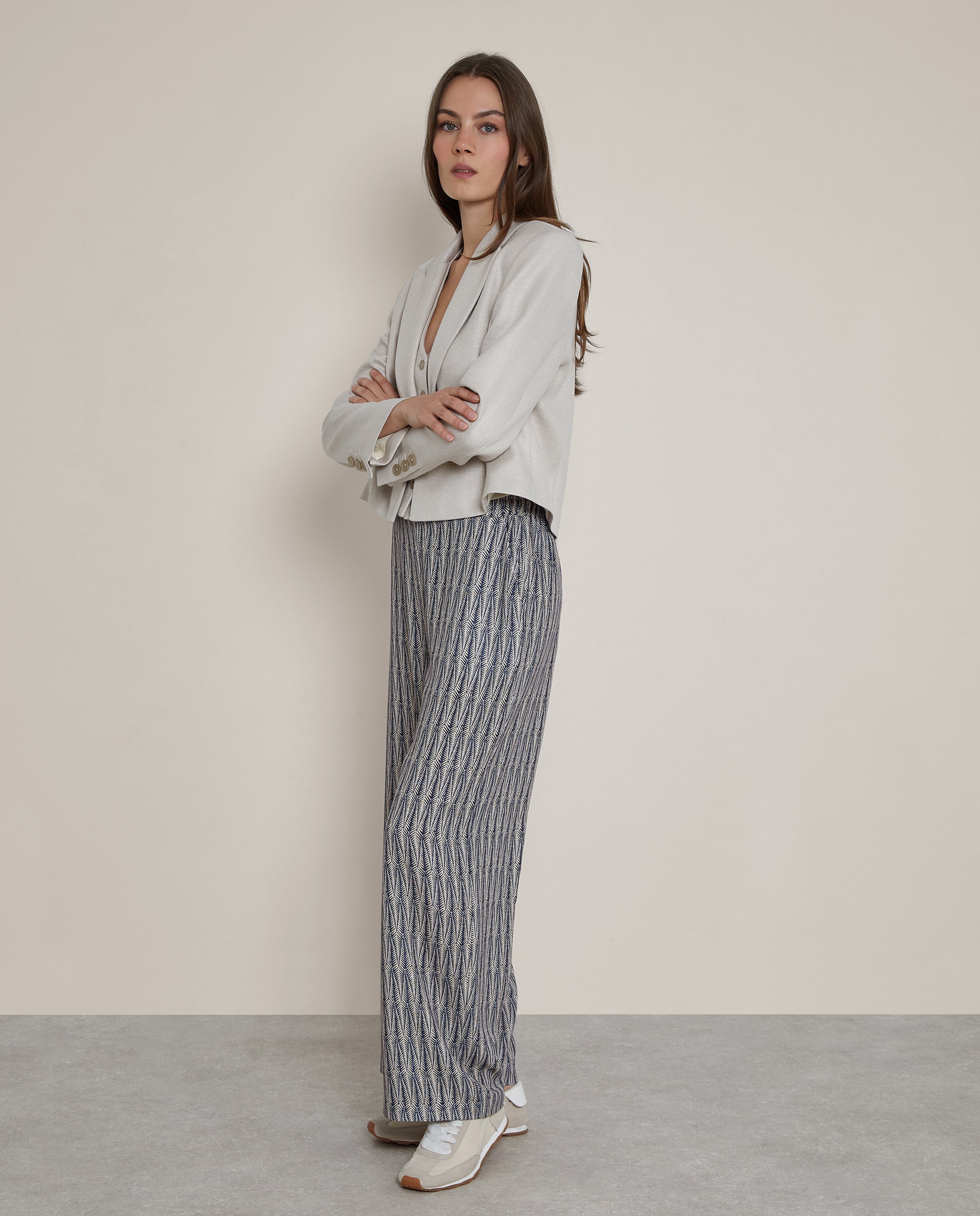 PANTALÓN FLUIDO ESTAMPADO