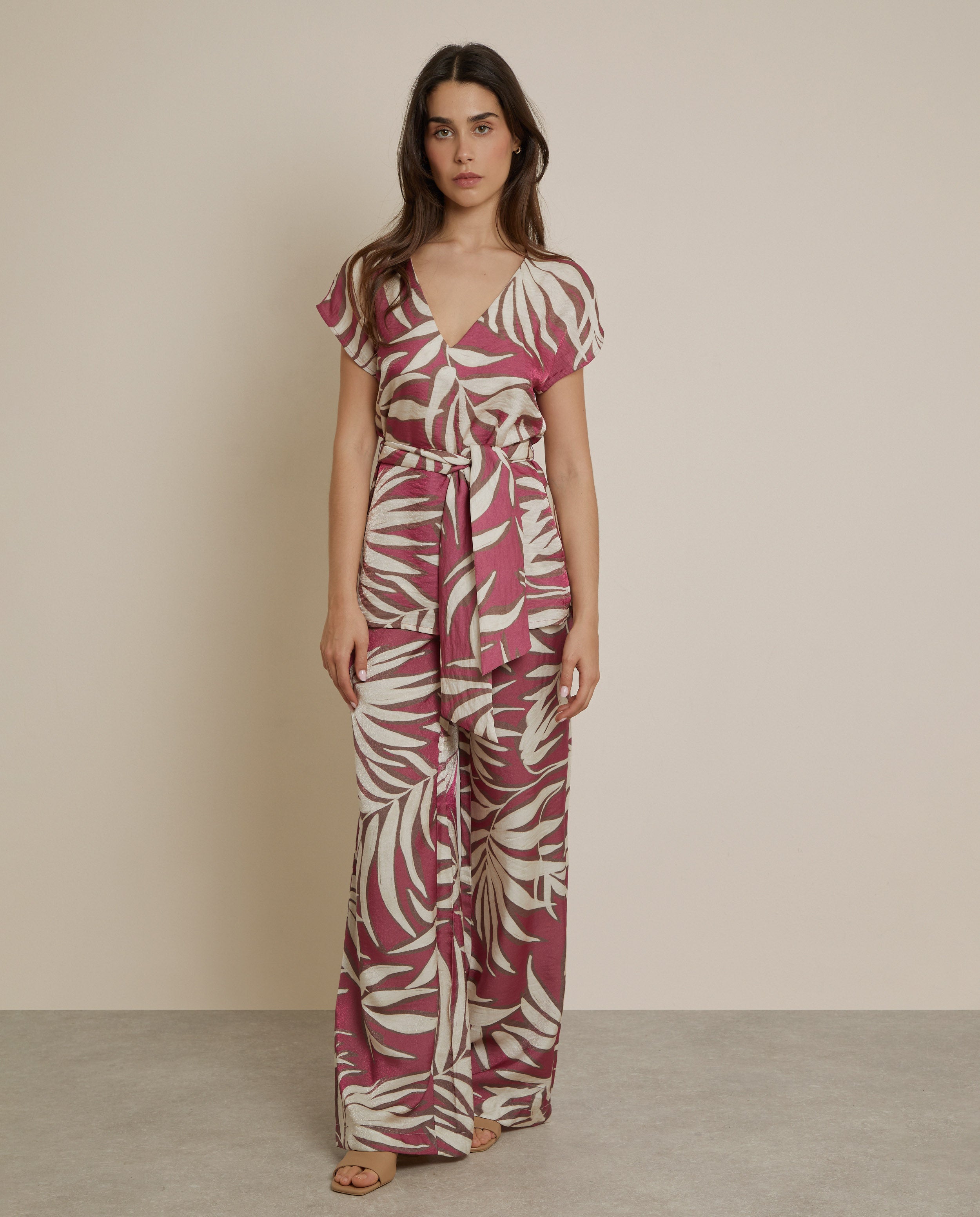 PANTALÓN ANCHO ESTAMPADO