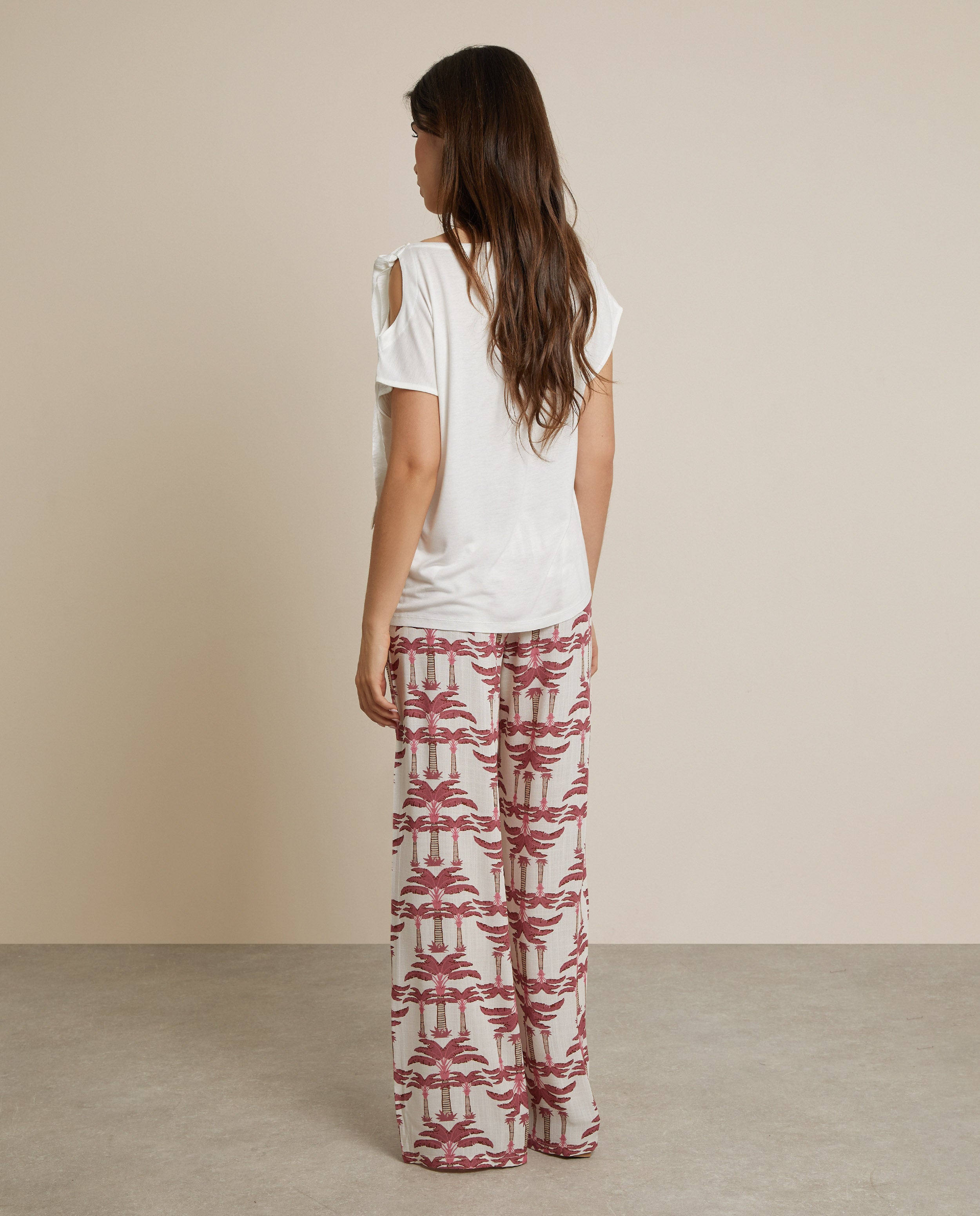 PANTALÓN ESTAMPADO PALMERAS