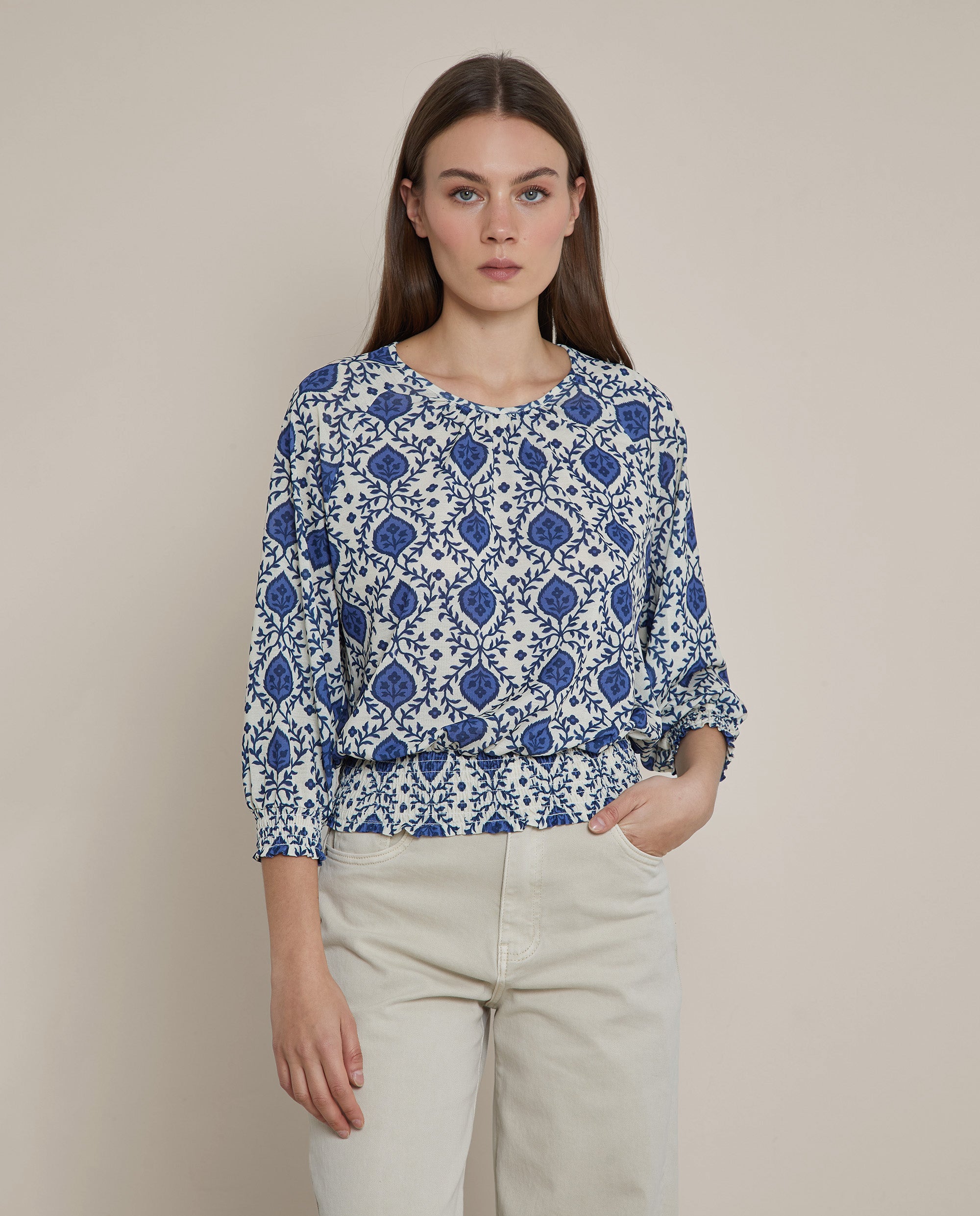 PRINTED BLOUSE