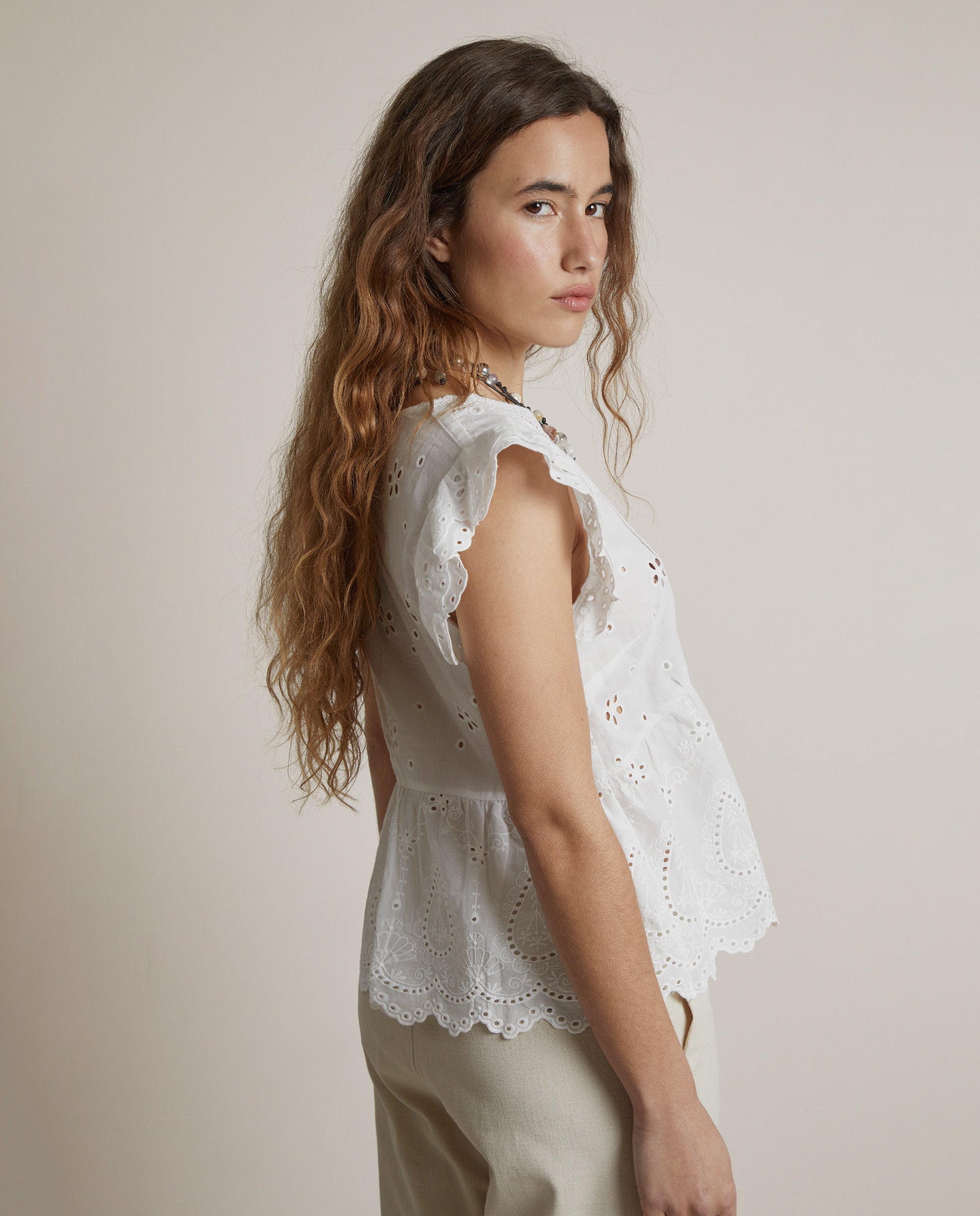 BLUSA CALADA