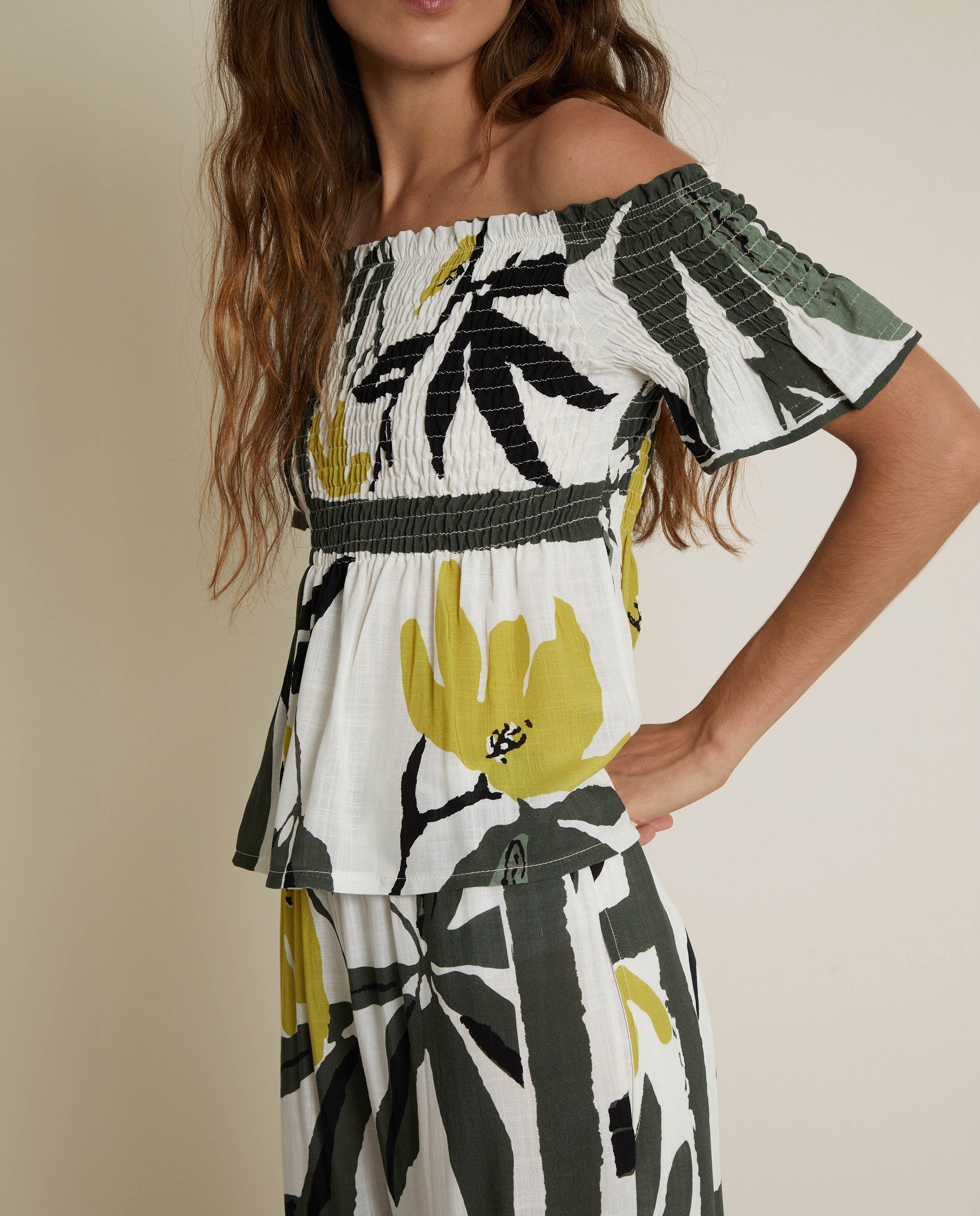 TOP OFF SHOULDER ESTAMPADO