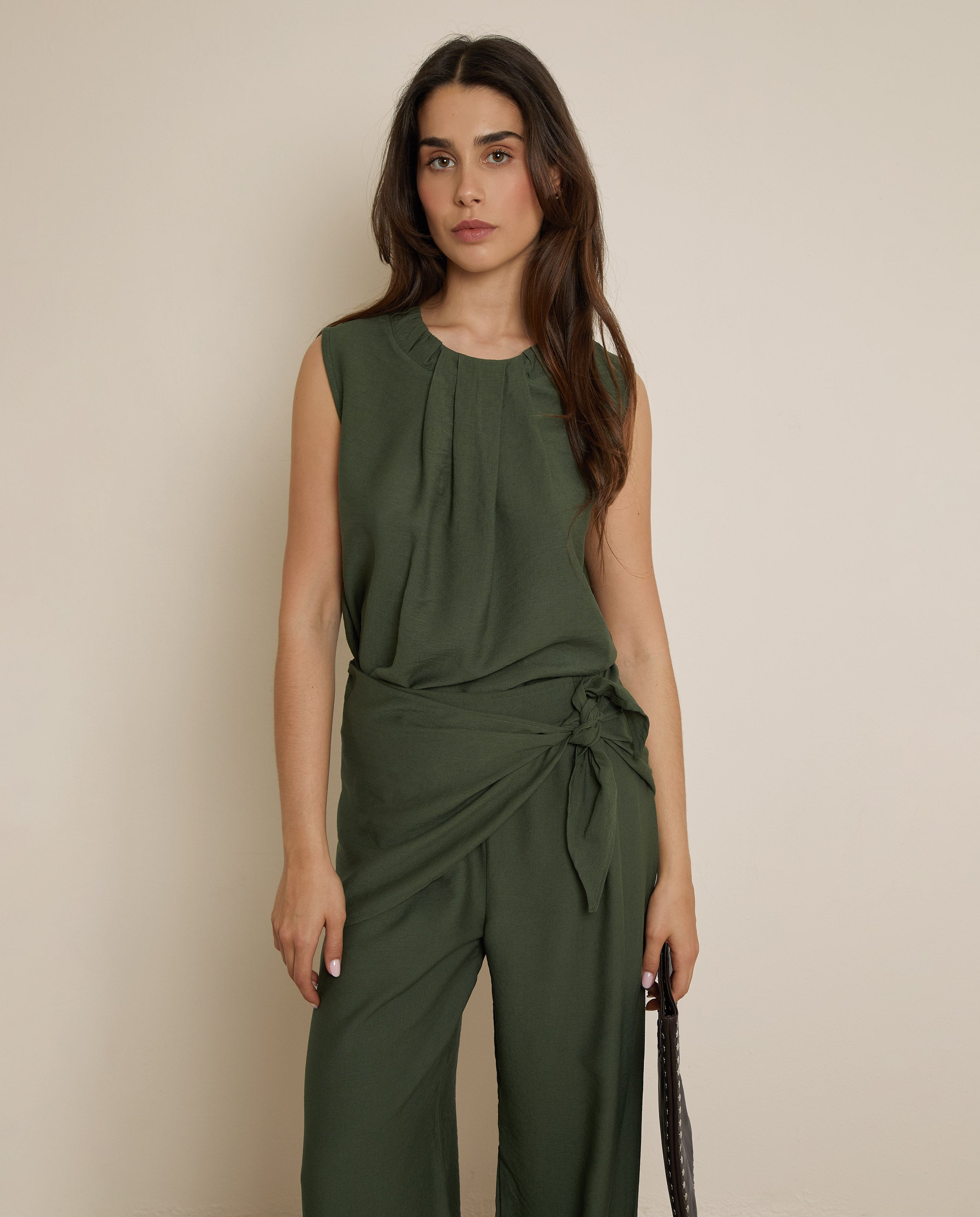 BLUSA CON PLIEGUE
