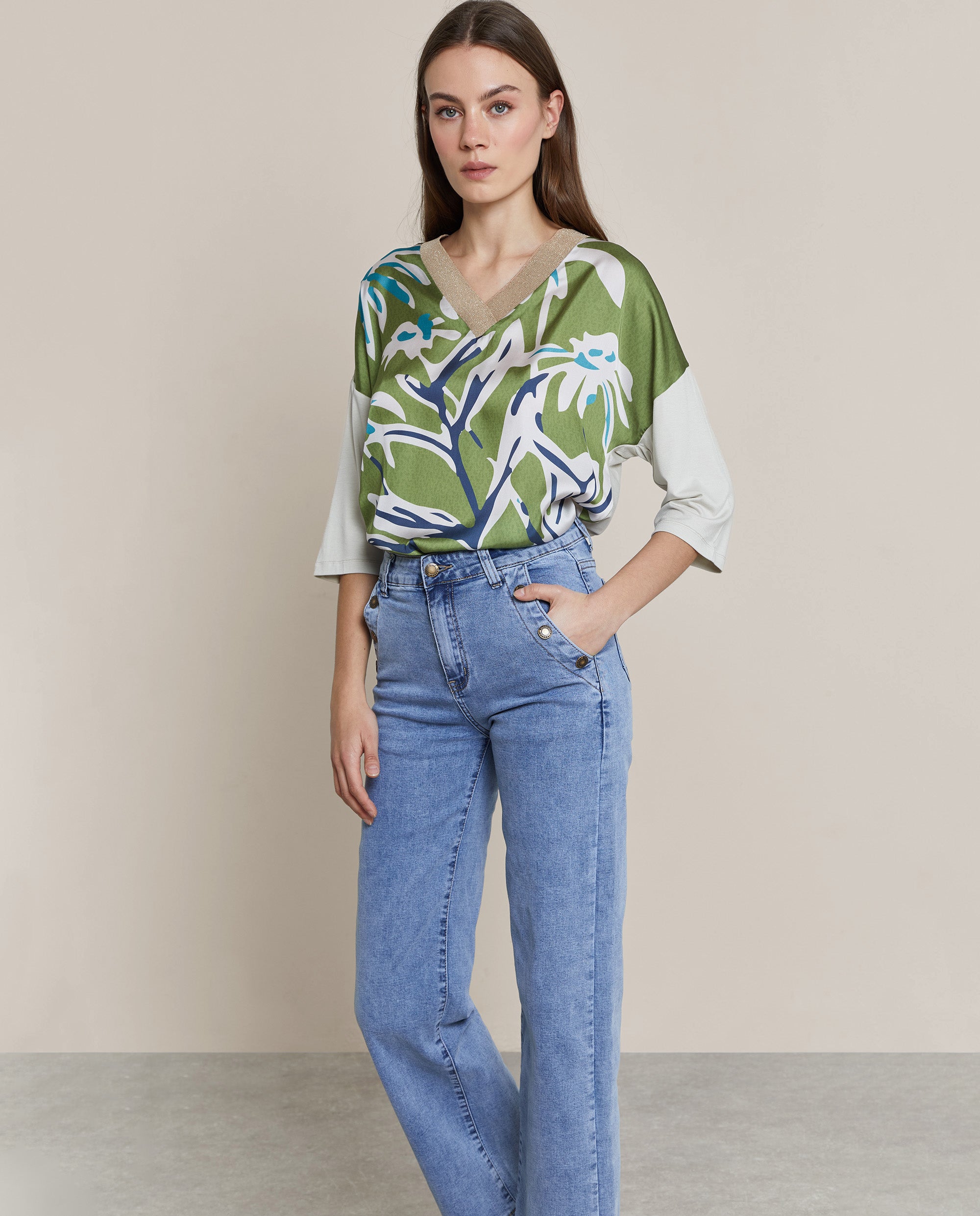 CAMISETA ESTAMPADA PICO