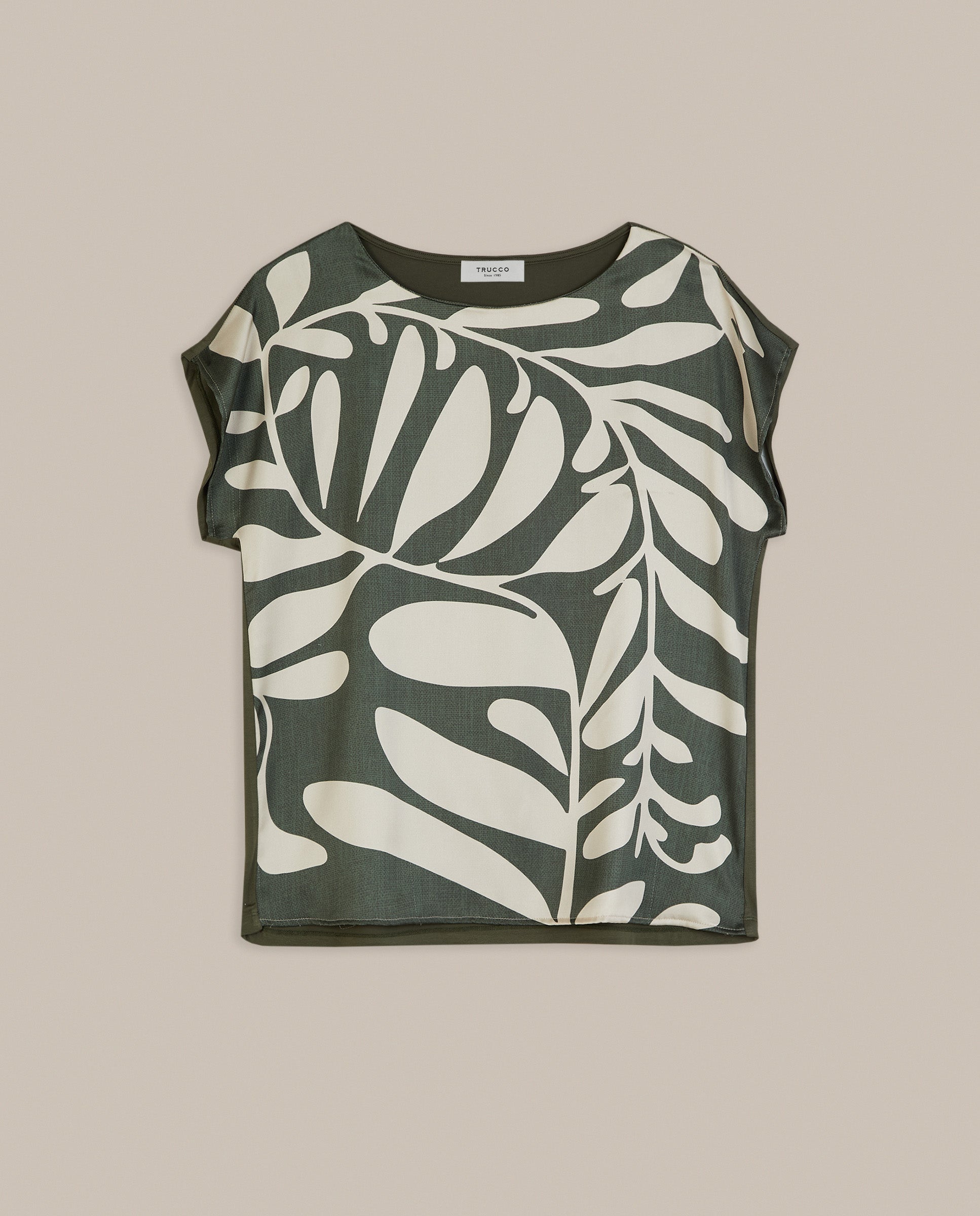CAMISETA ESTAMPADO BICOLOR