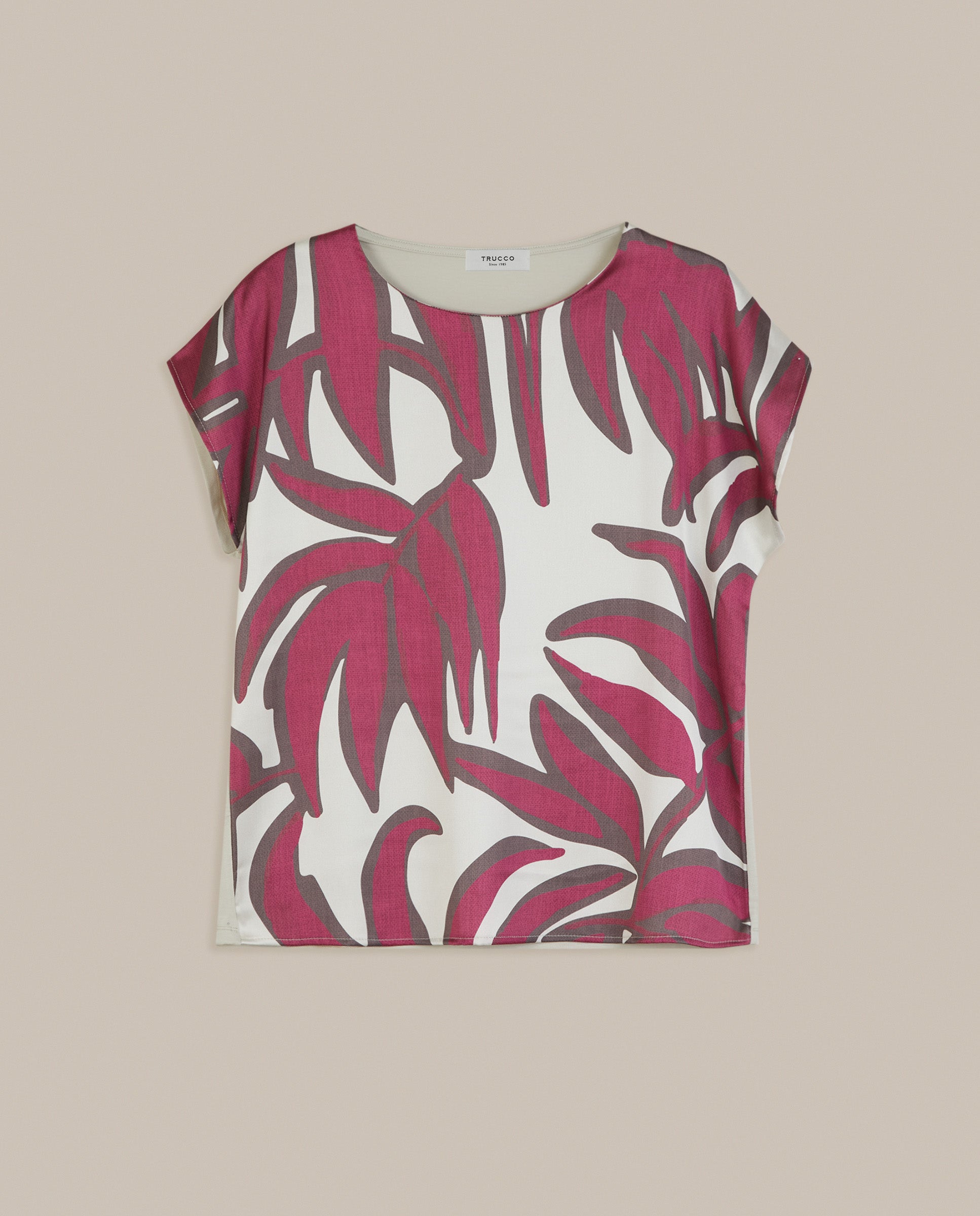 CAMISETA ESTAMPADO HOJAS