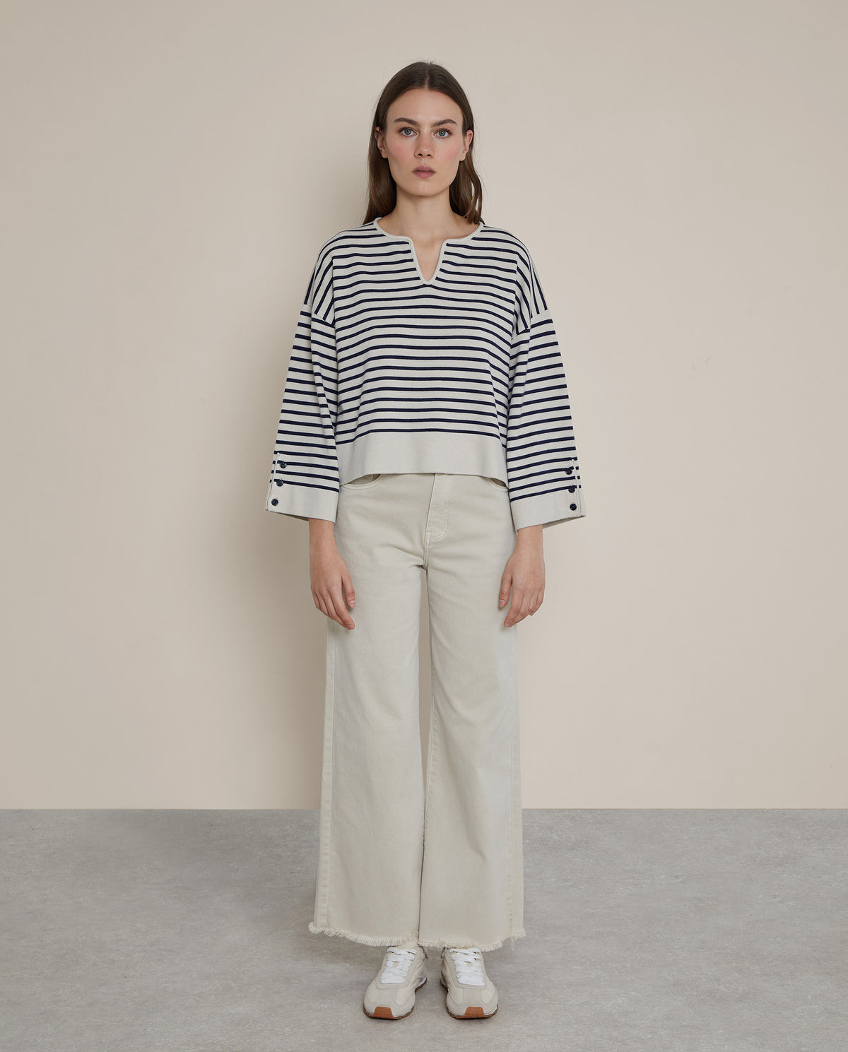 PANTALÓN DENIM CULOTTE