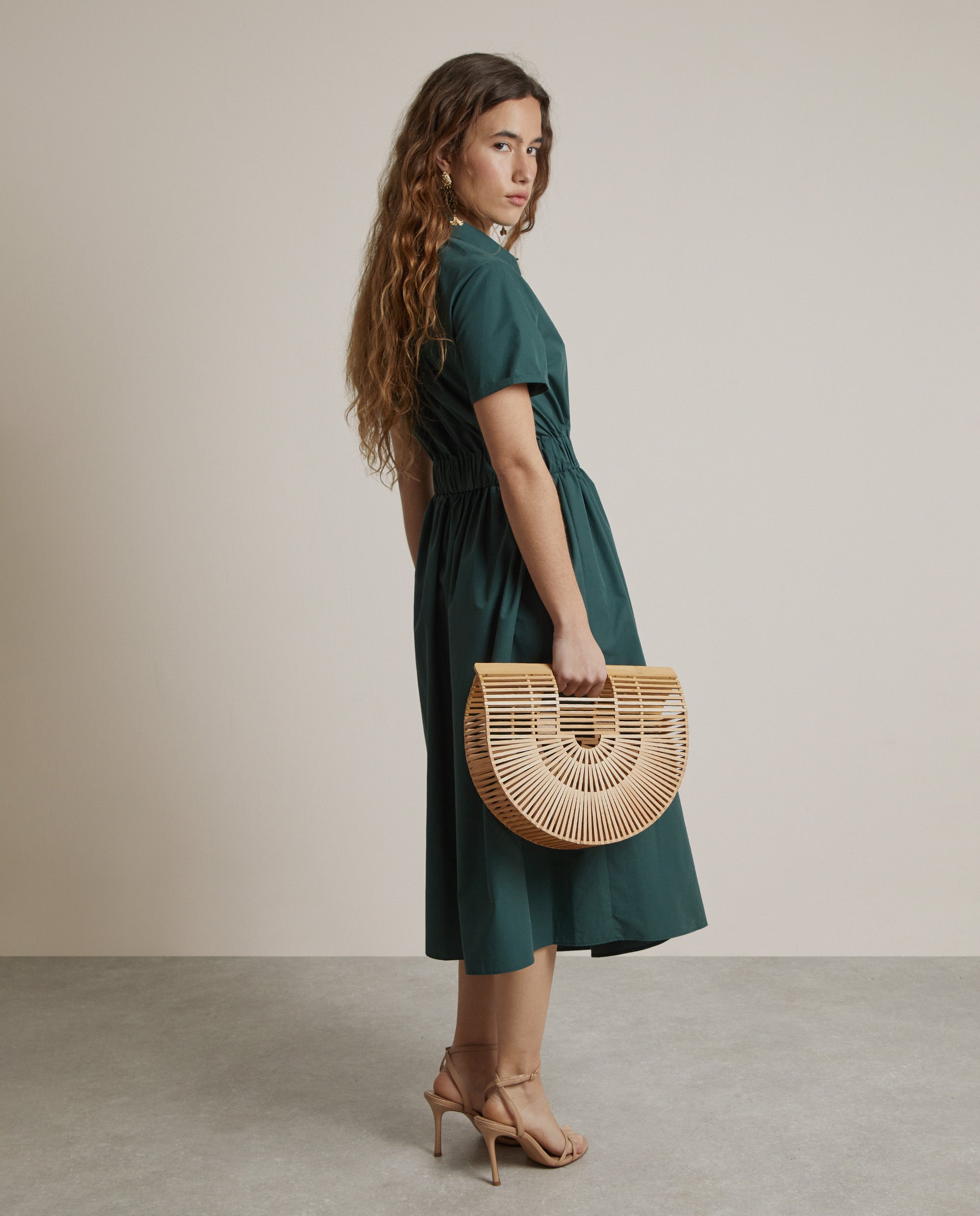 VESTIDO MIDI CINTURÓN