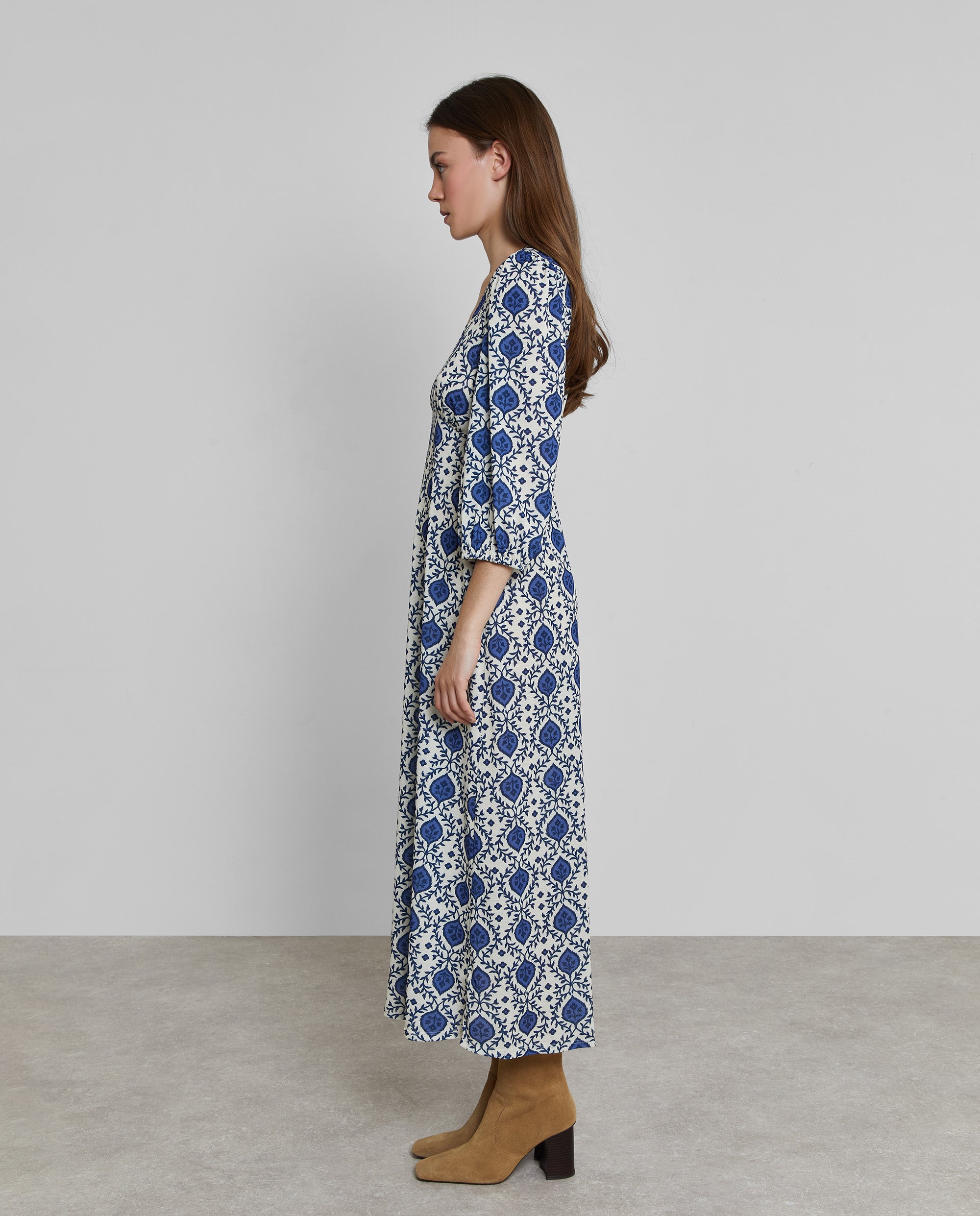 VESTIDO ESTAMPADO MIDI