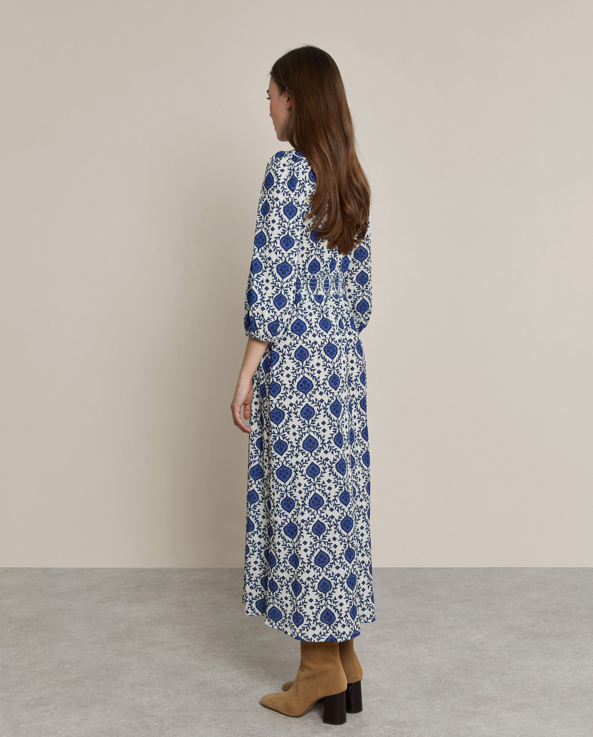 VESTIDO ESTAMPADO MIDI
