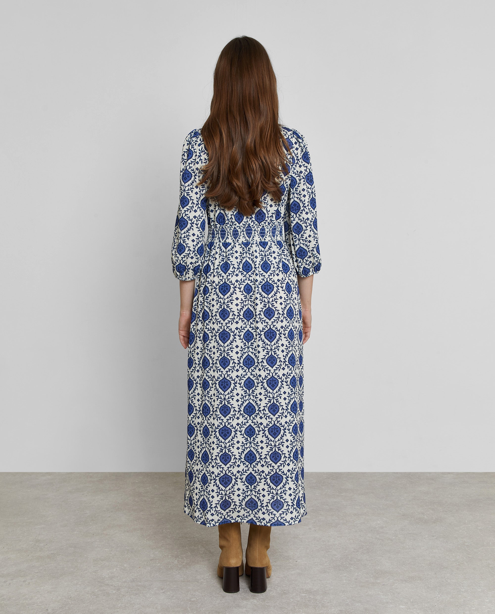 VESTIDO ESTAMPADO MIDI