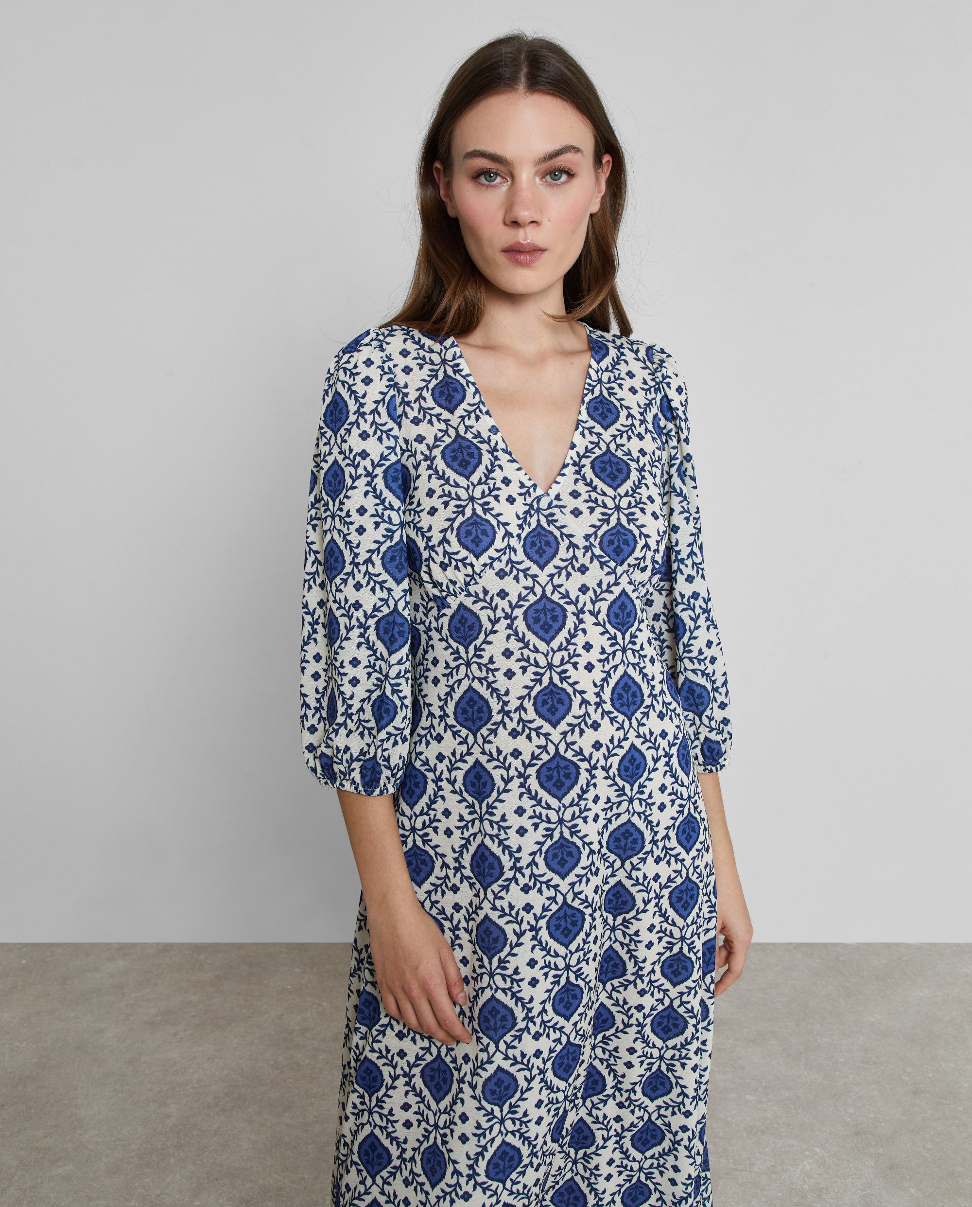 VESTIDO ESTAMPADO MIDI