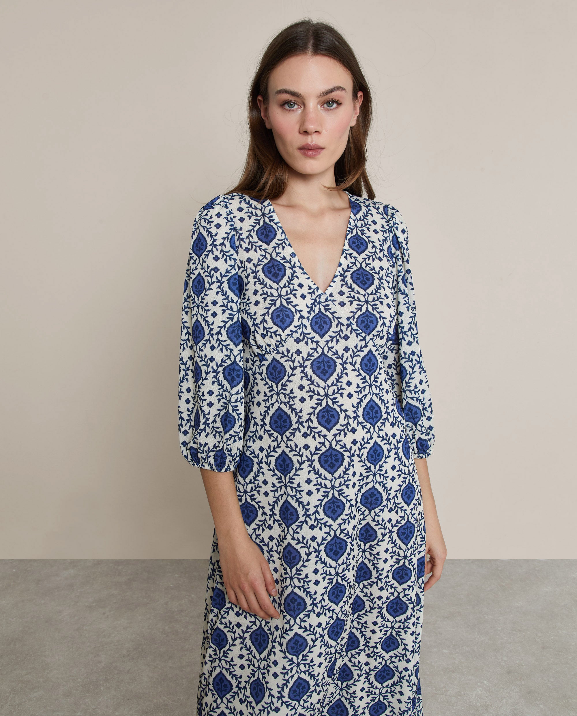 VESTIDO ESTAMPADO MIDI
