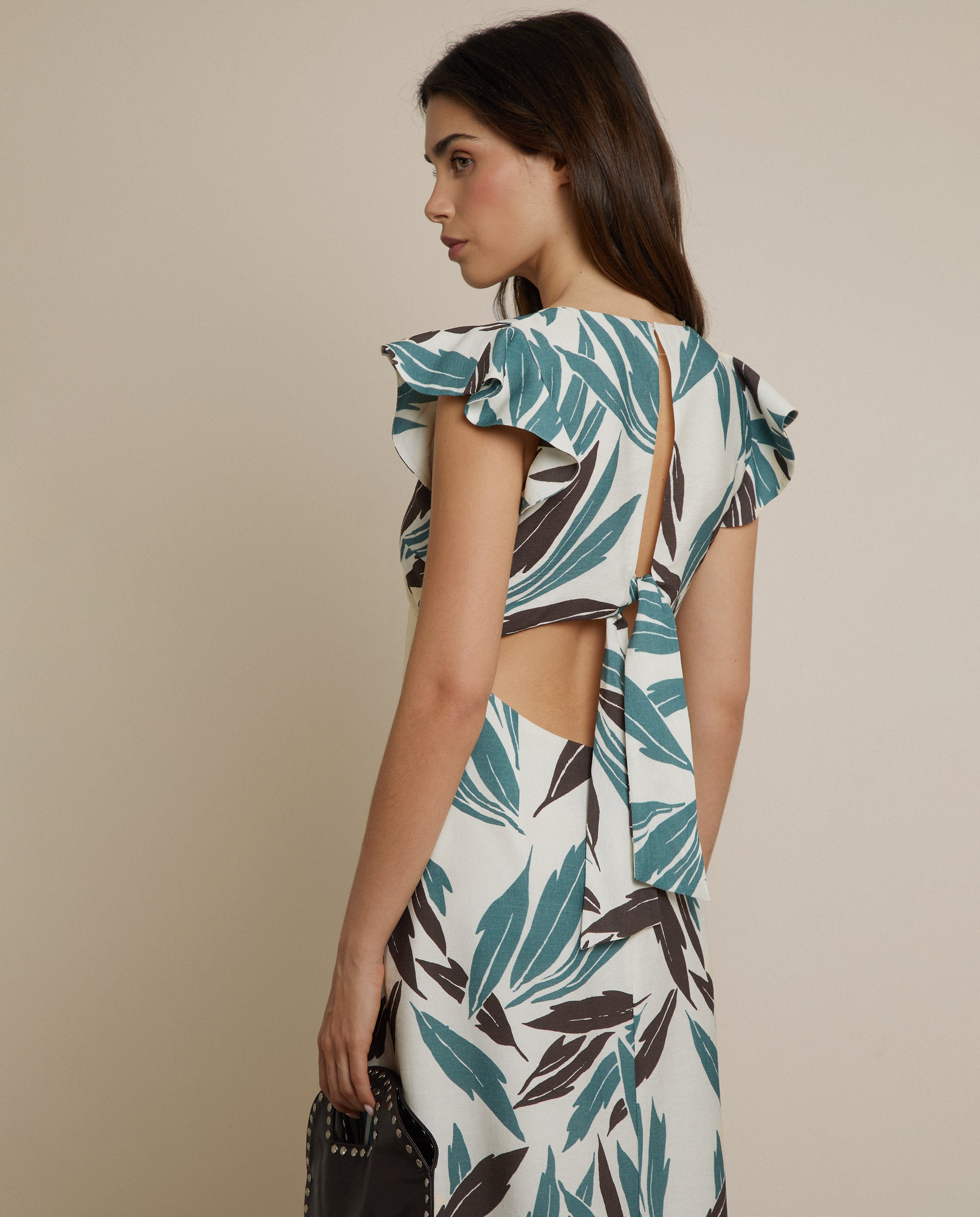 VESTIDO MIDI ESTAMPADO