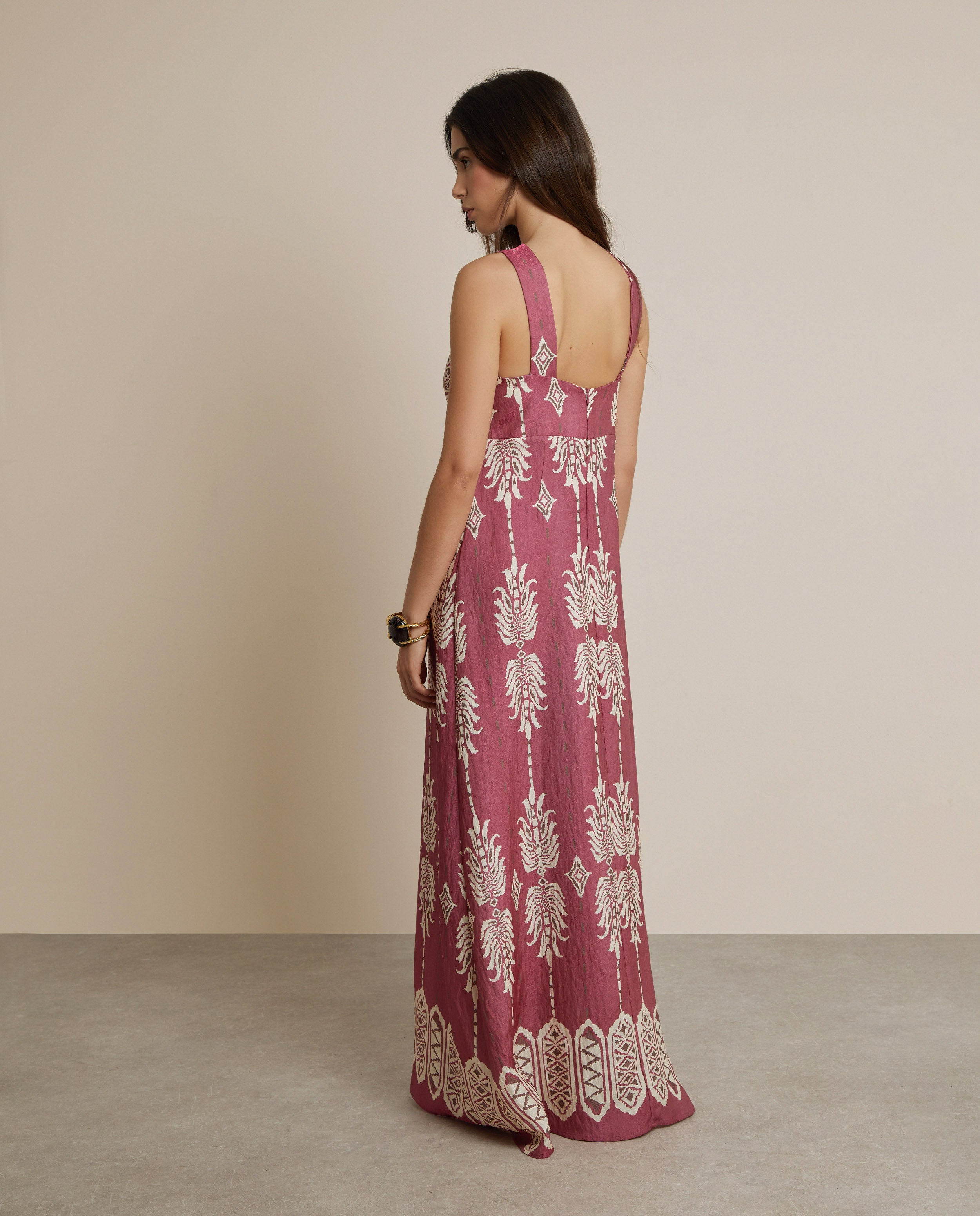 VESTIDO ÉTNICO CRUZADO