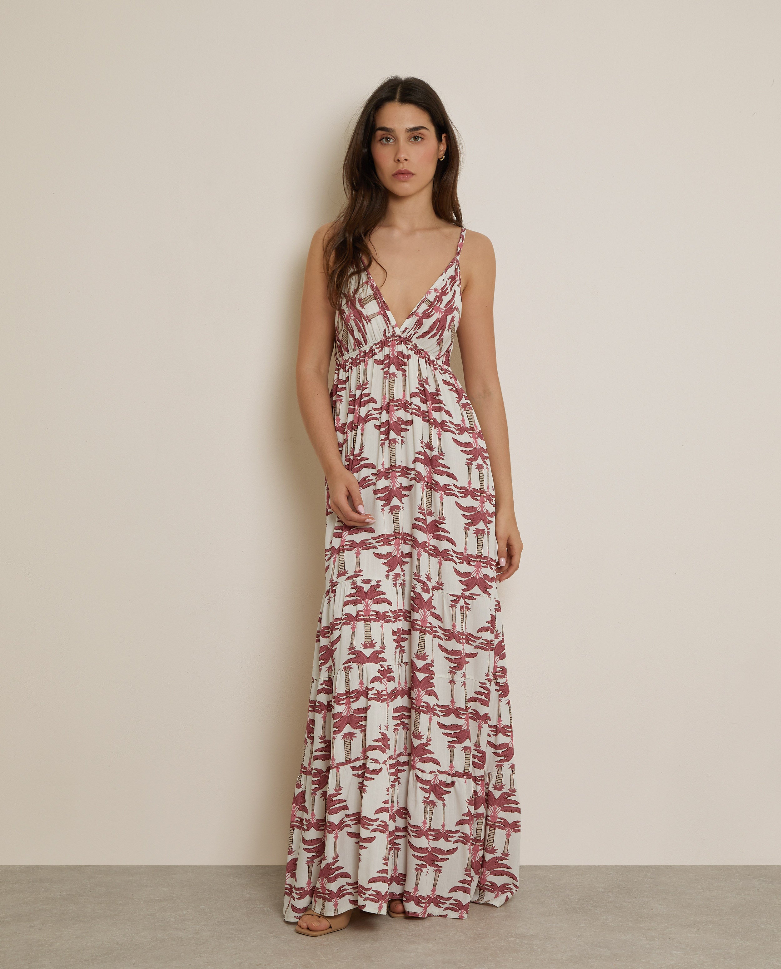 VESTIDO LARGO ESTAMPADO