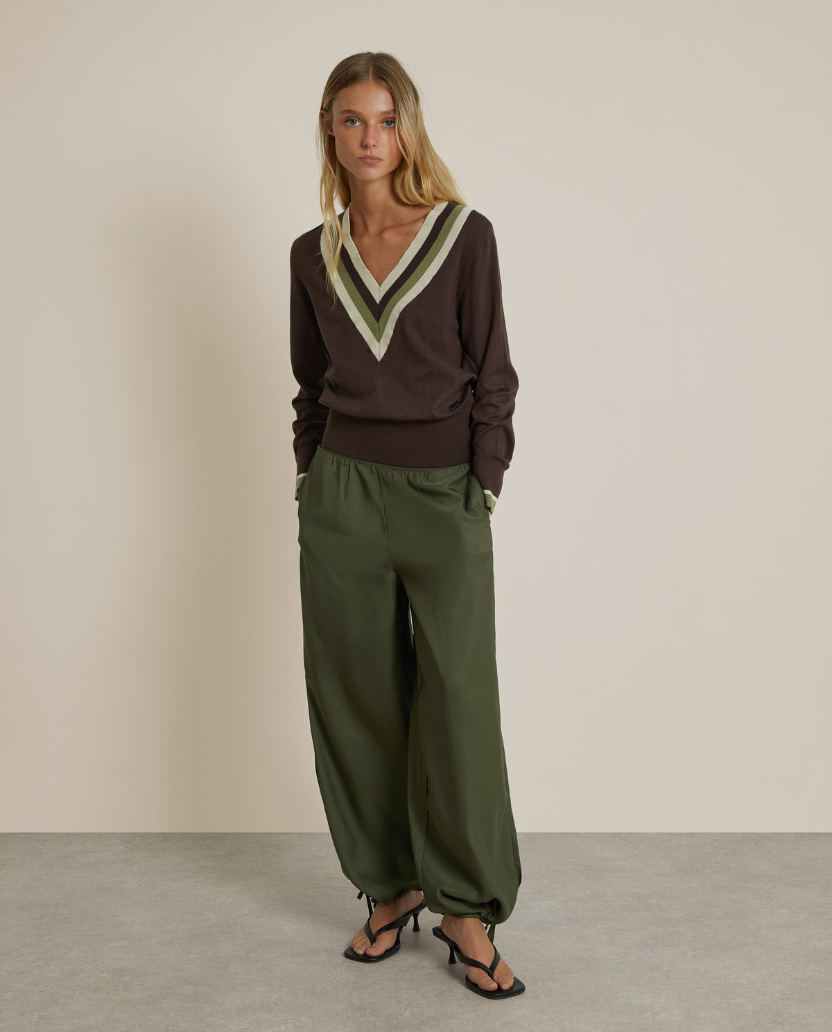 PANTALÓN BOMBACHO CAQUI