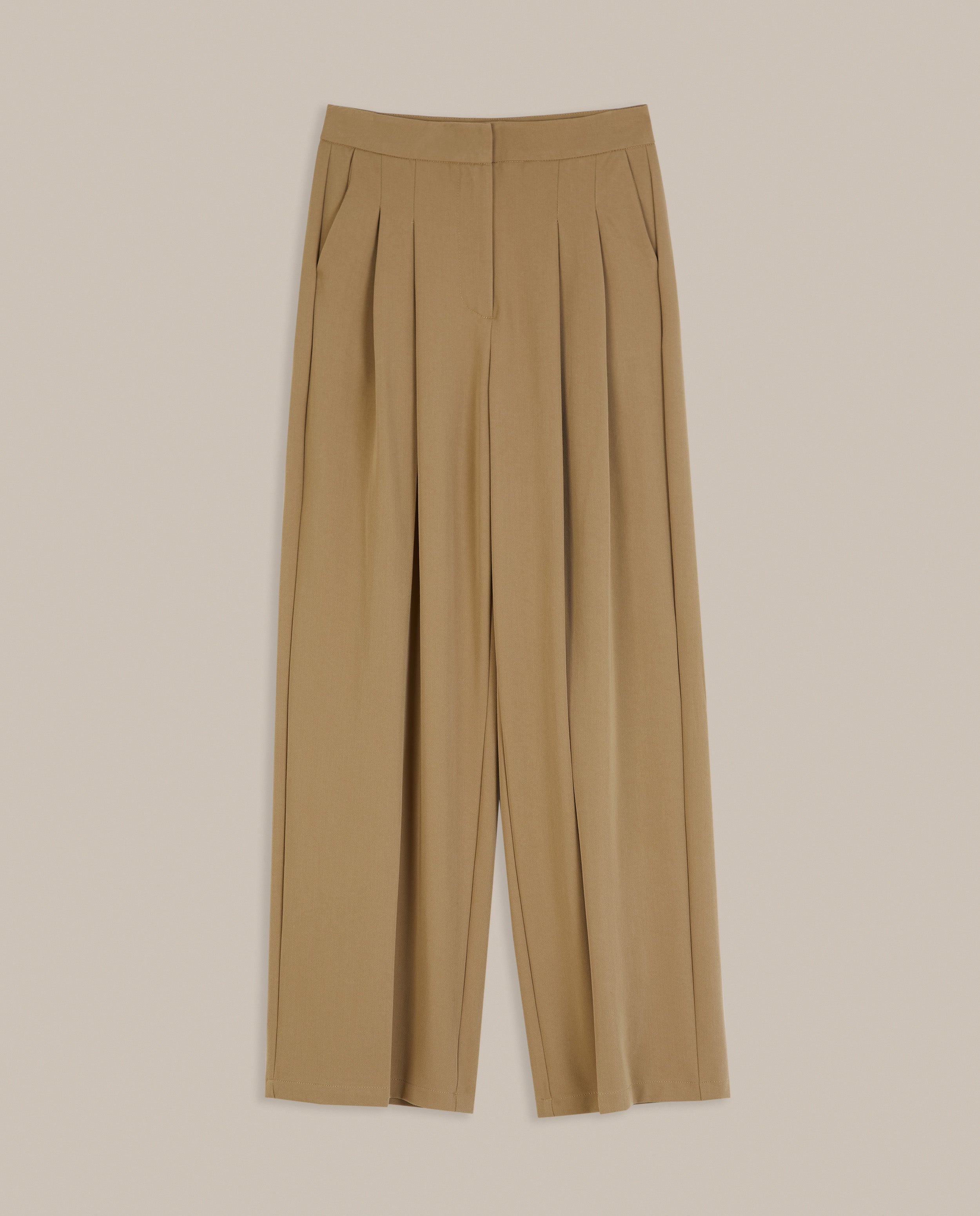 PANTALÓN PALAZZO CAMEL