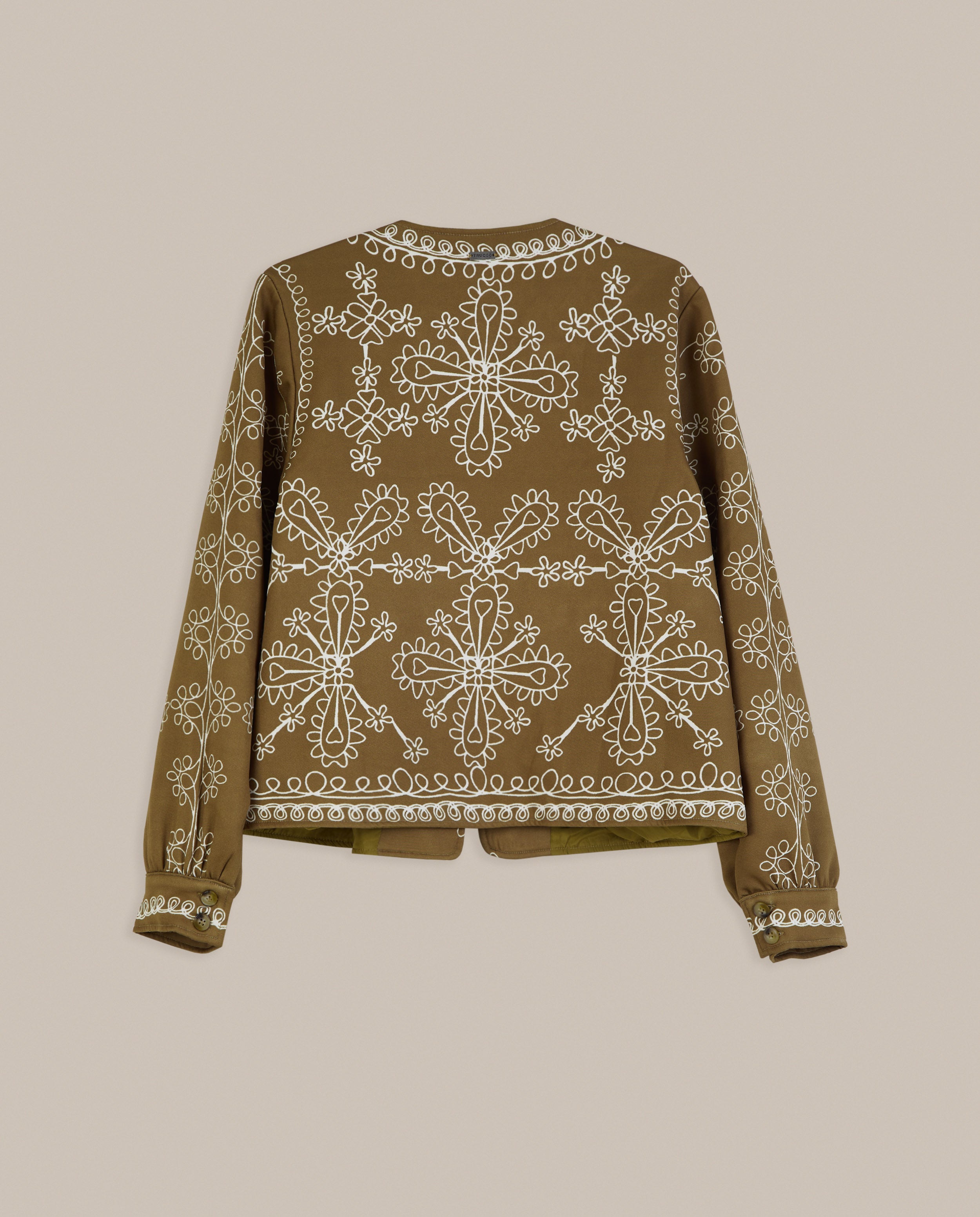 CHAQUETA ESTAMPADO BORDADO