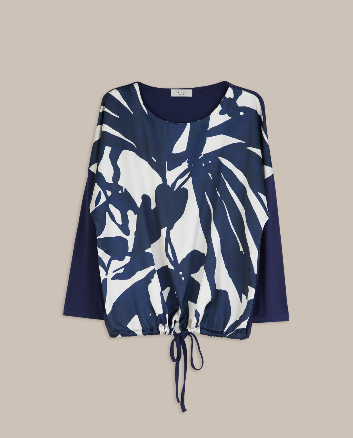 CAMISETA ESTAMPADO FLORAL AZUL