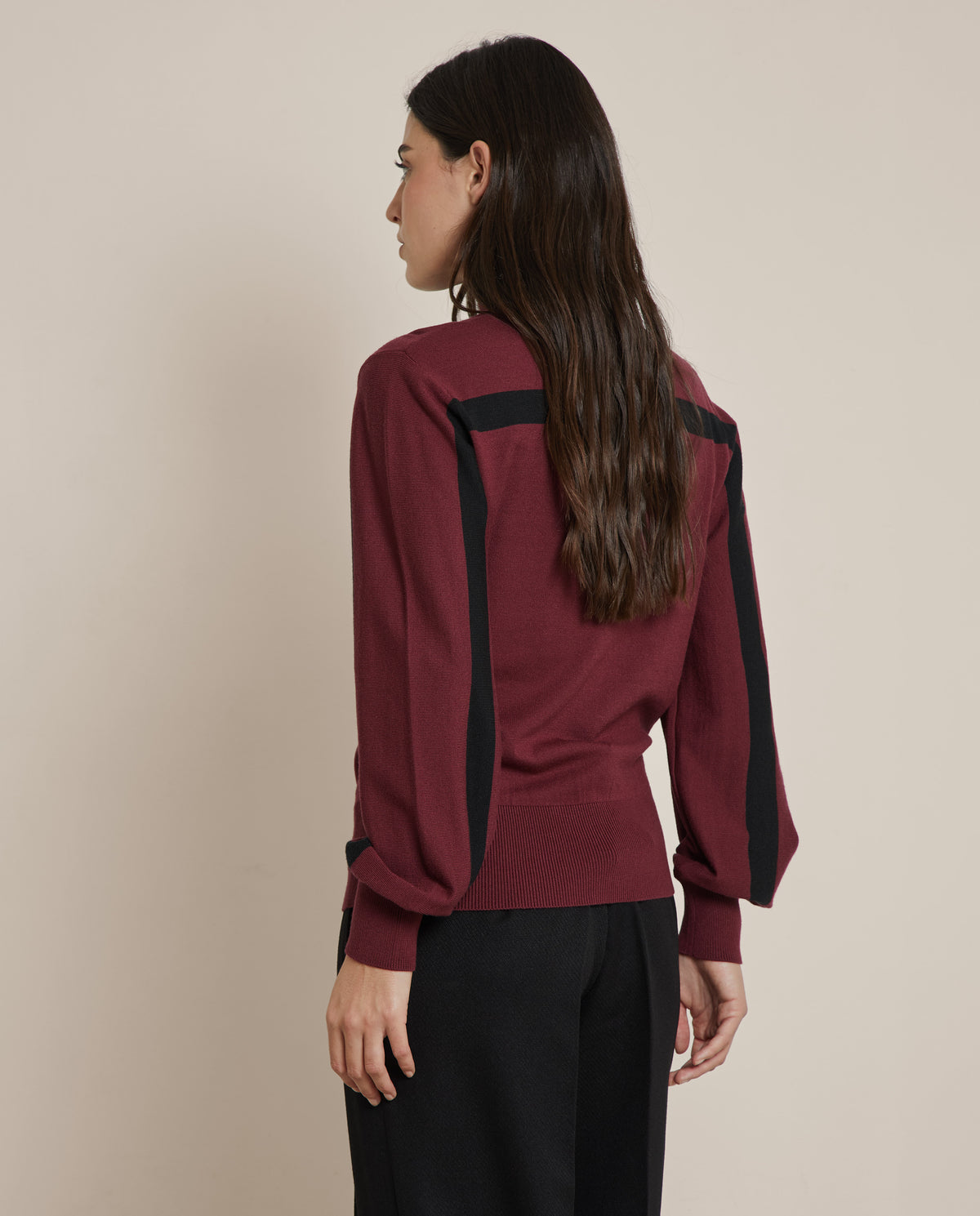 JERSEY DE PUNTO DETALLE RAYA