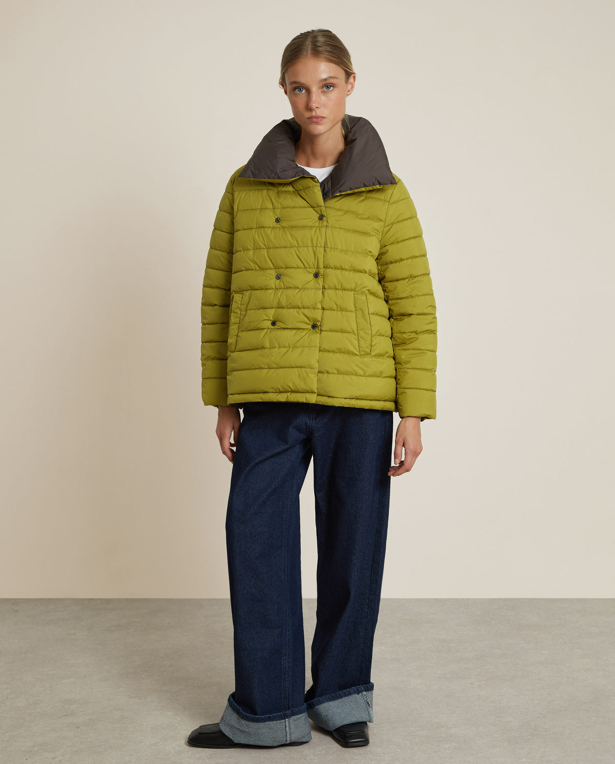 ABRIGO ACOLCHADO REVERSIBLE
