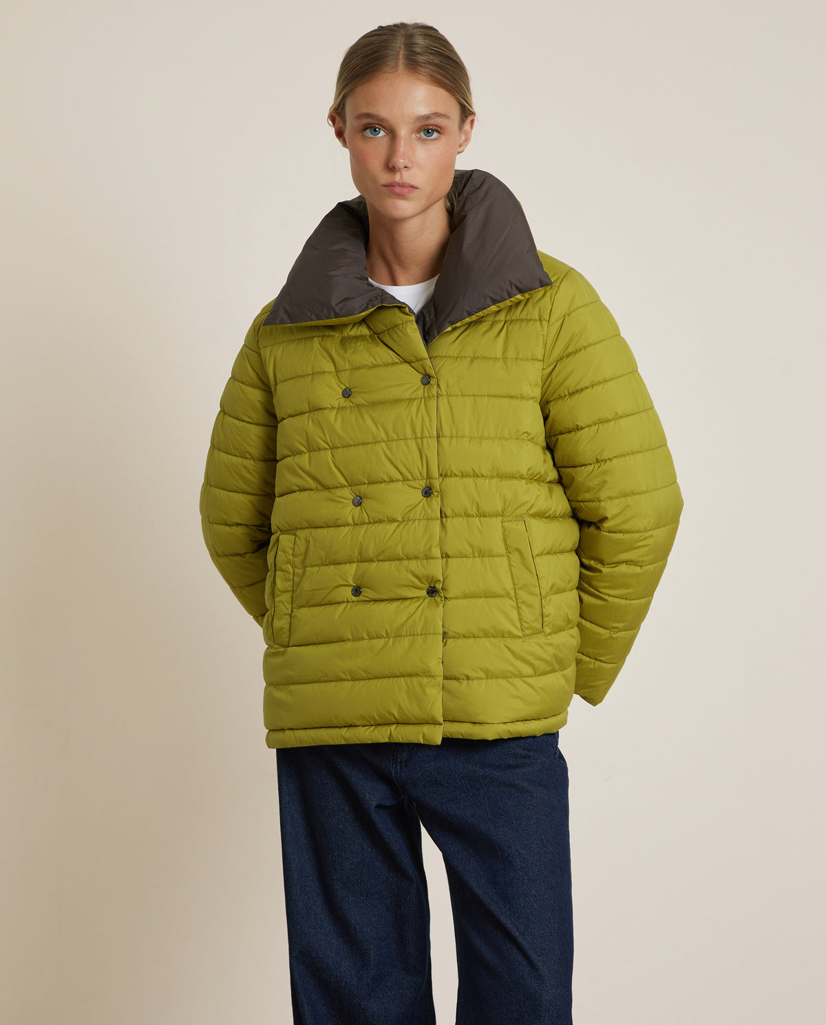 ABRIGO ACOLCHADO REVERSIBLE