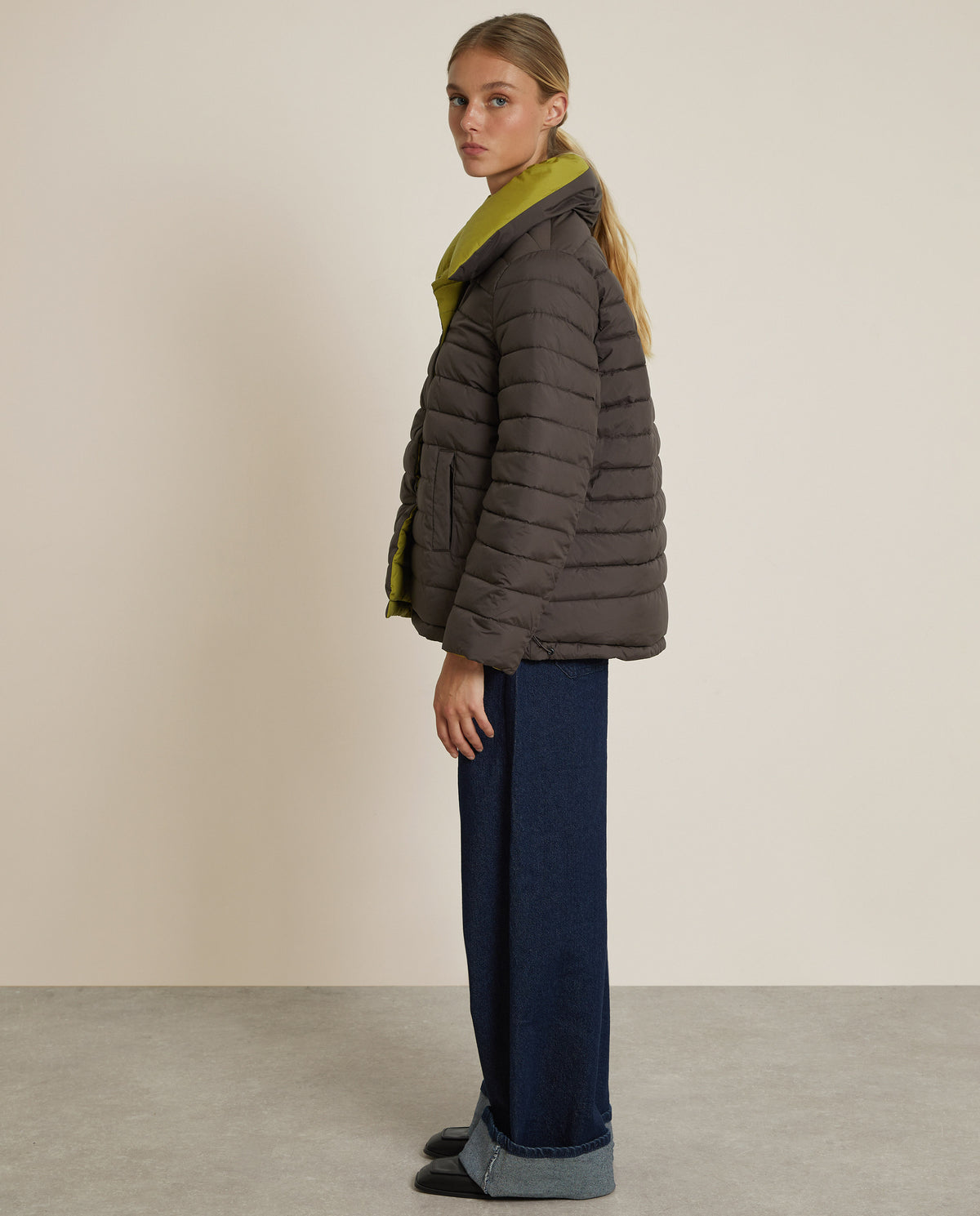 ABRIGO ACOLCHADO REVERSIBLE