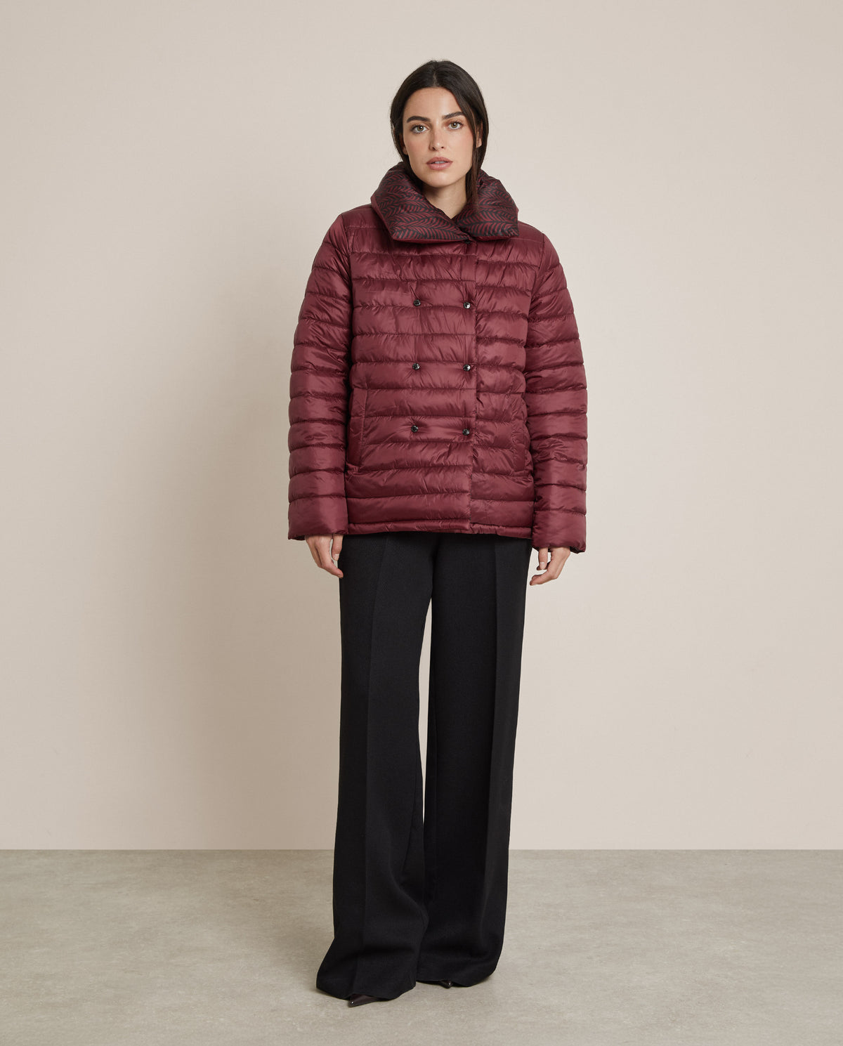 ABRIGO ACOLCHADO REVERSIBLE