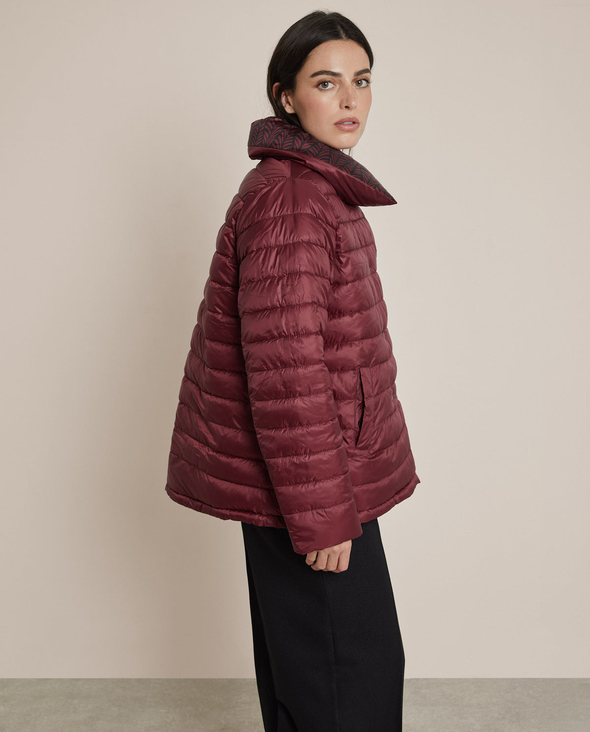 ABRIGO ACOLCHADO REVERSIBLE