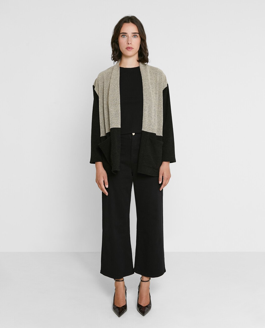 CHAQUETA BICOLOR