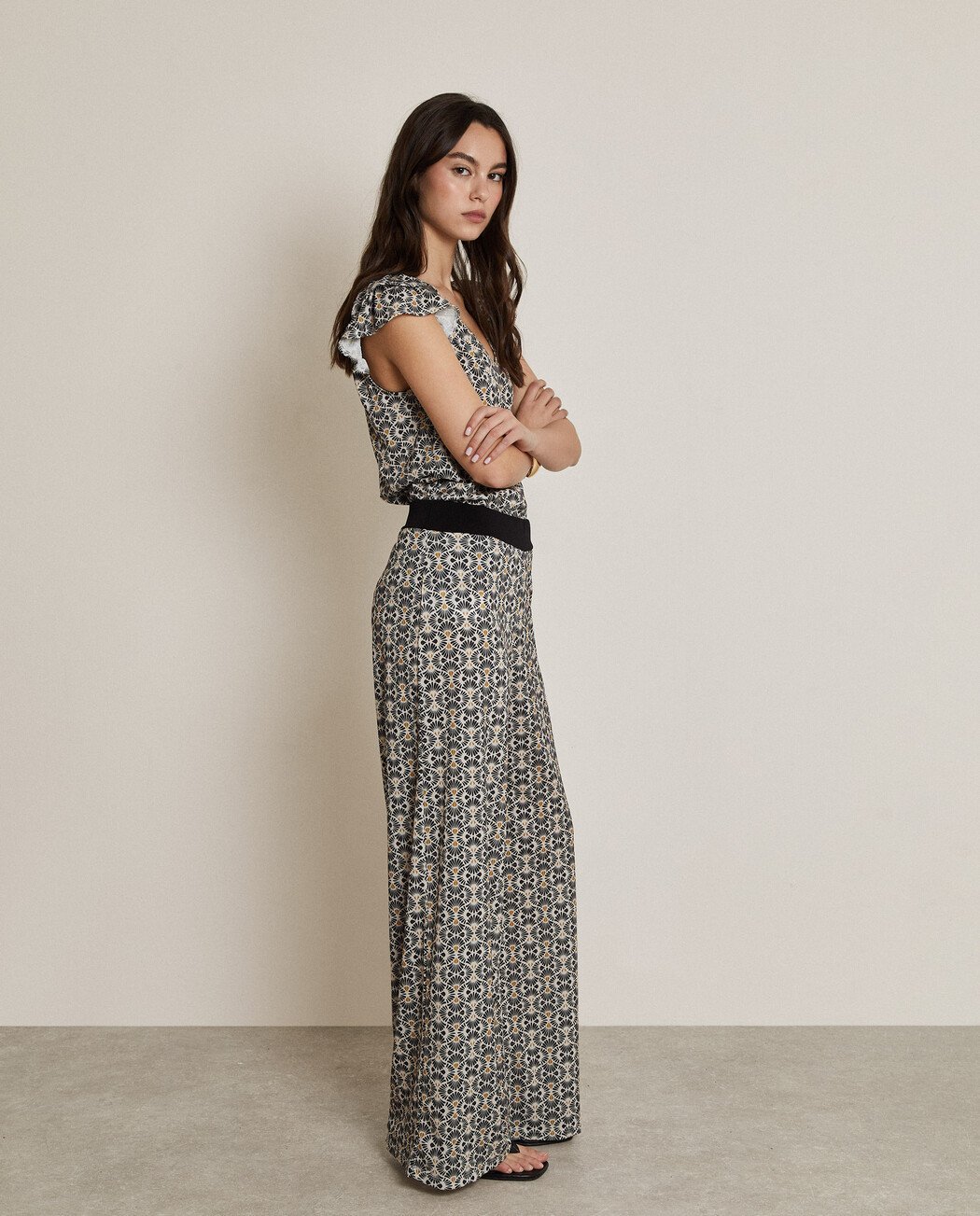 PANTALÓN ESTAMPADO ELÁSTICO