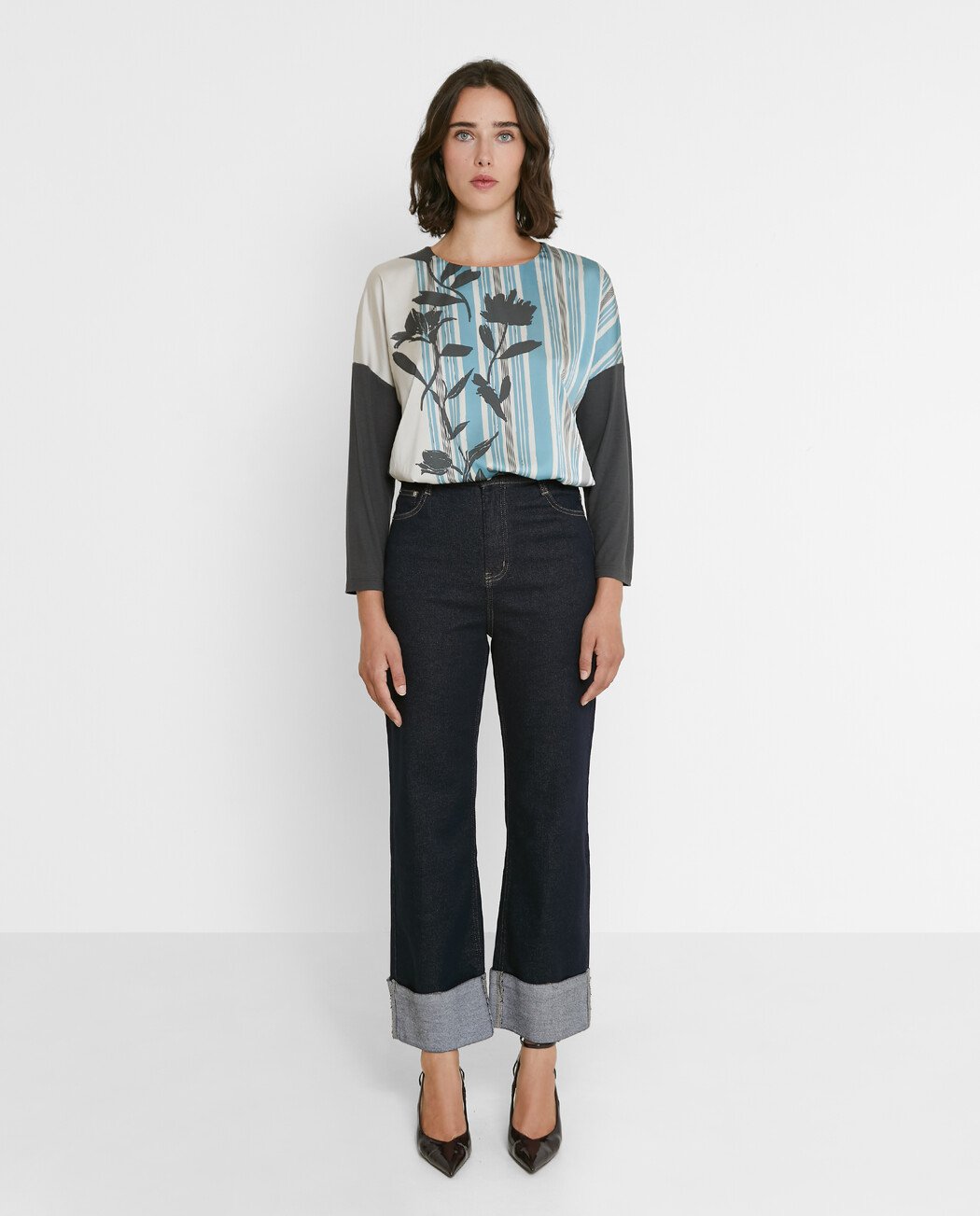 CAMISETA ESTAMPADO FLOR